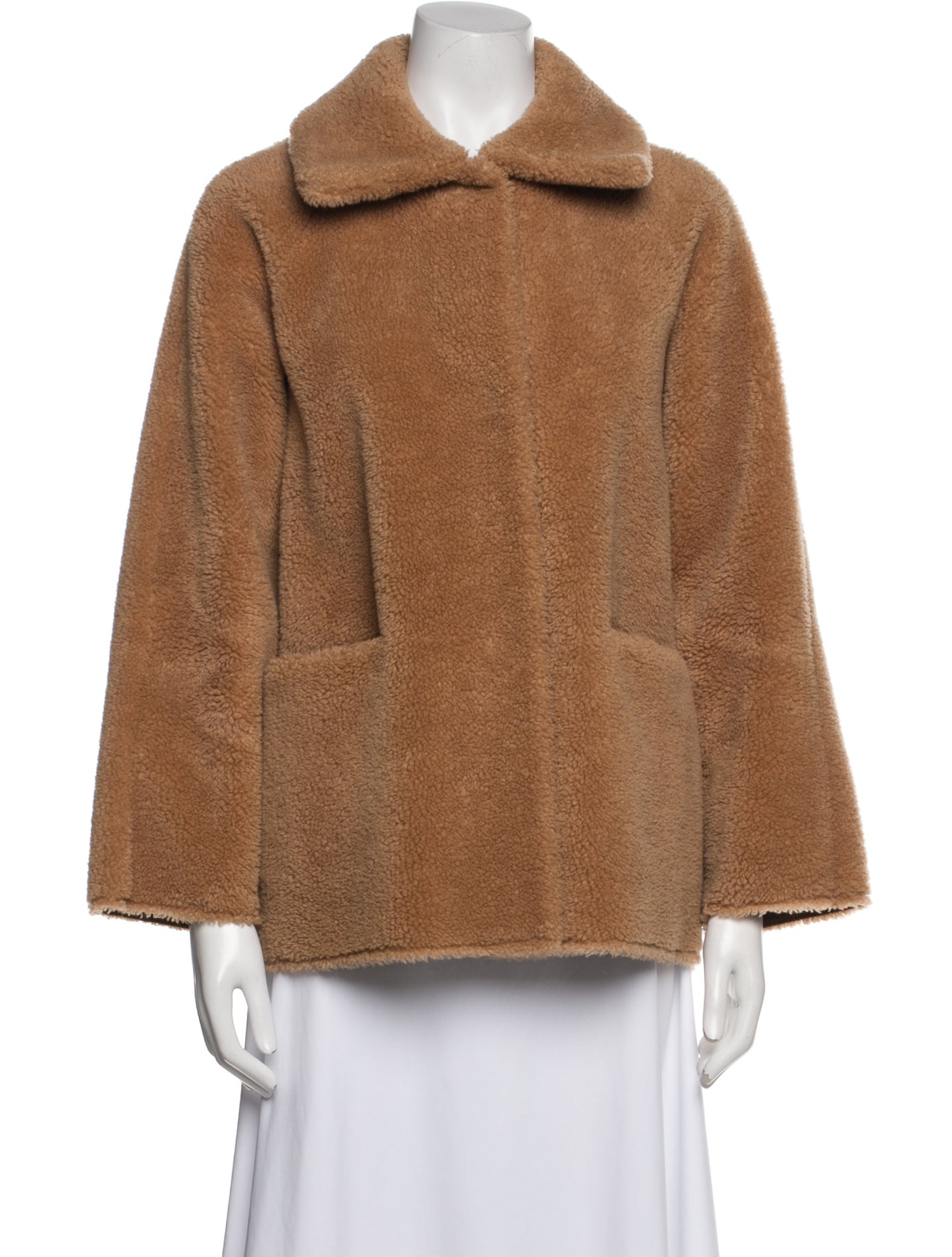 Jeana Sohn Wool Faux Fur Jacket