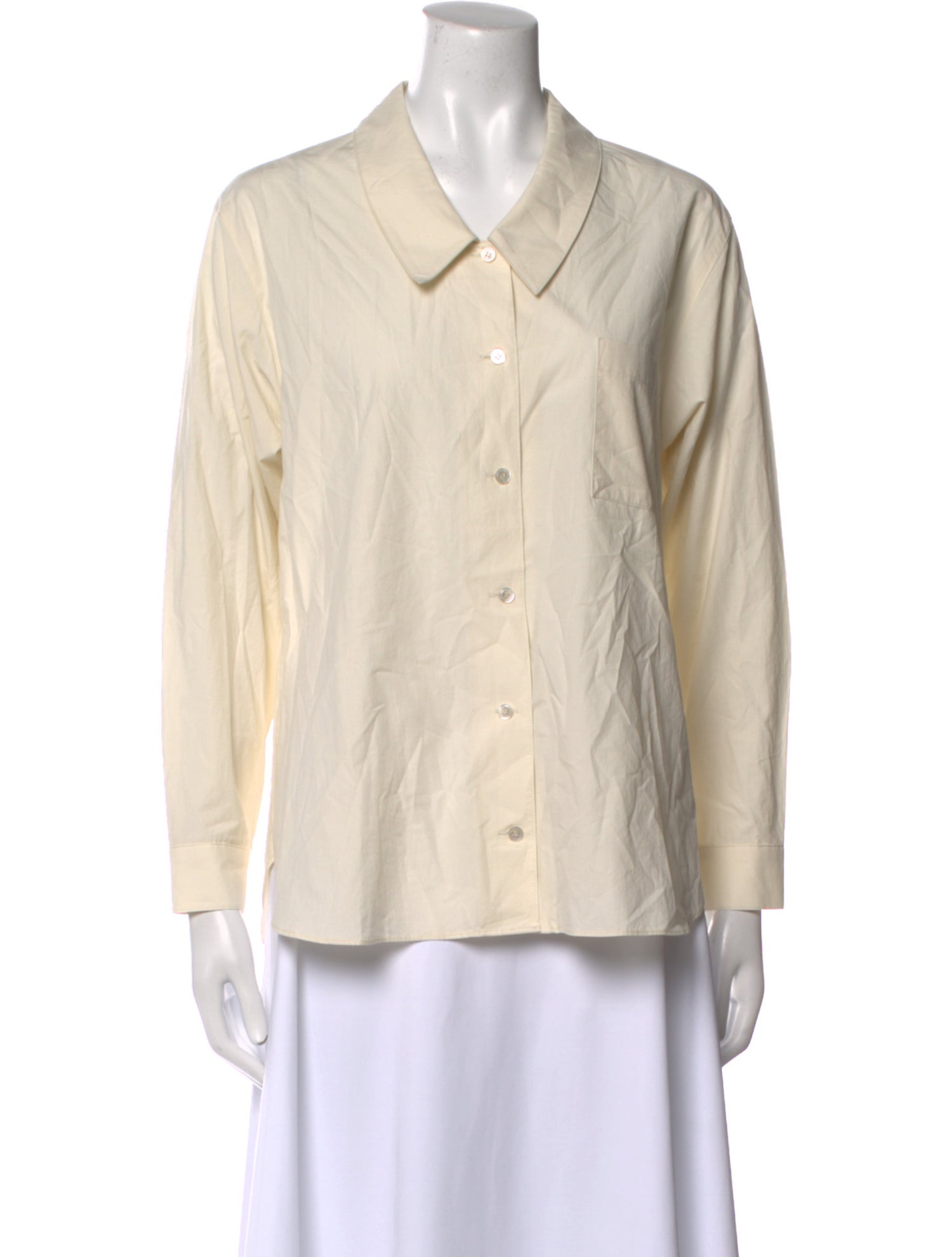 Jeana Sohn Long Sleeve Button-Up Top