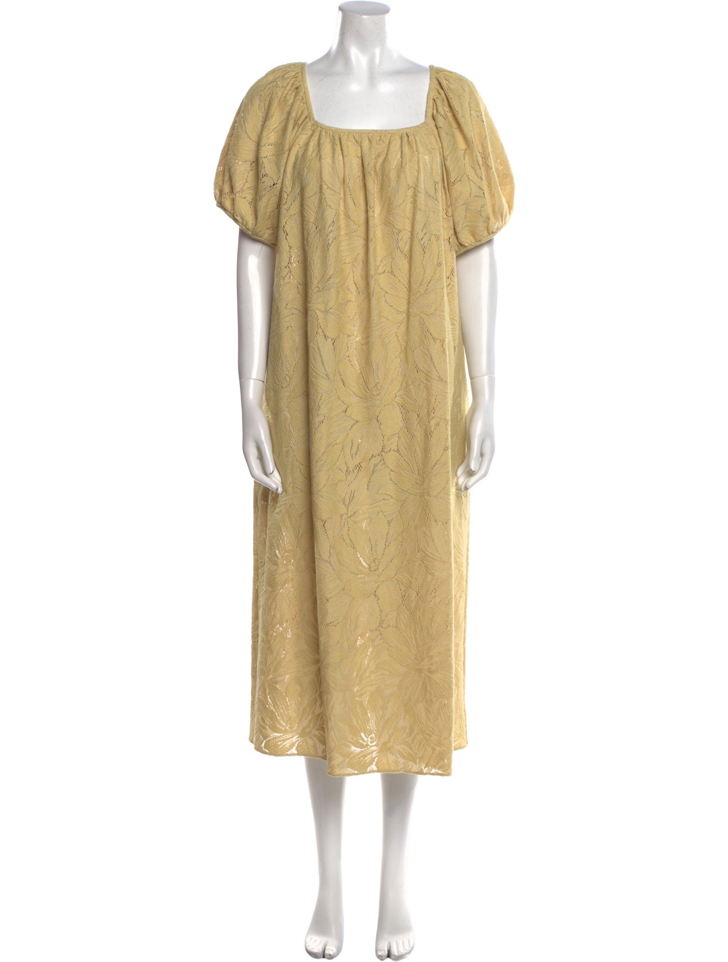 Jeana Sohn Square Neckline Long Dress