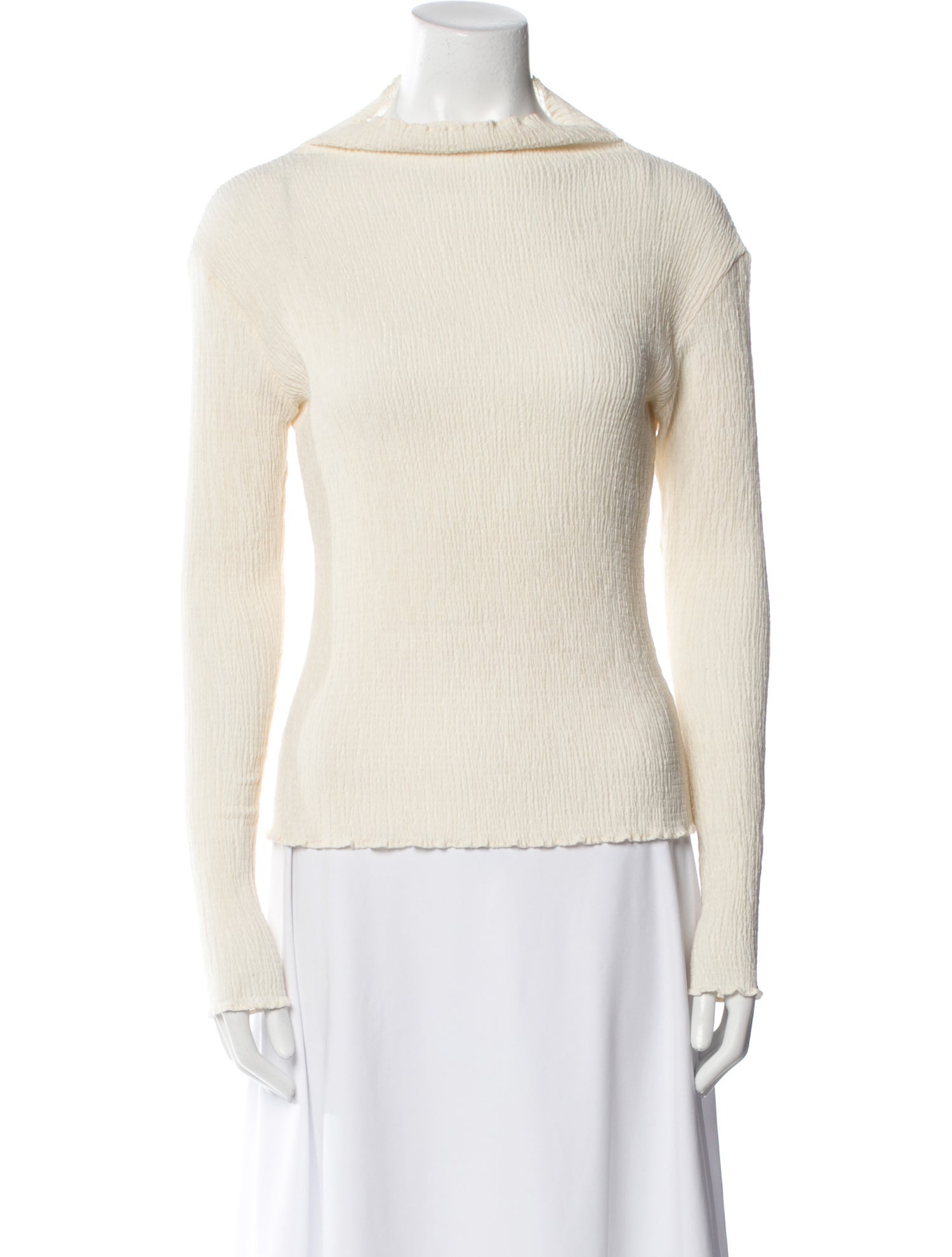 Jeana Sohn Turtleneck Long Sleeve Top