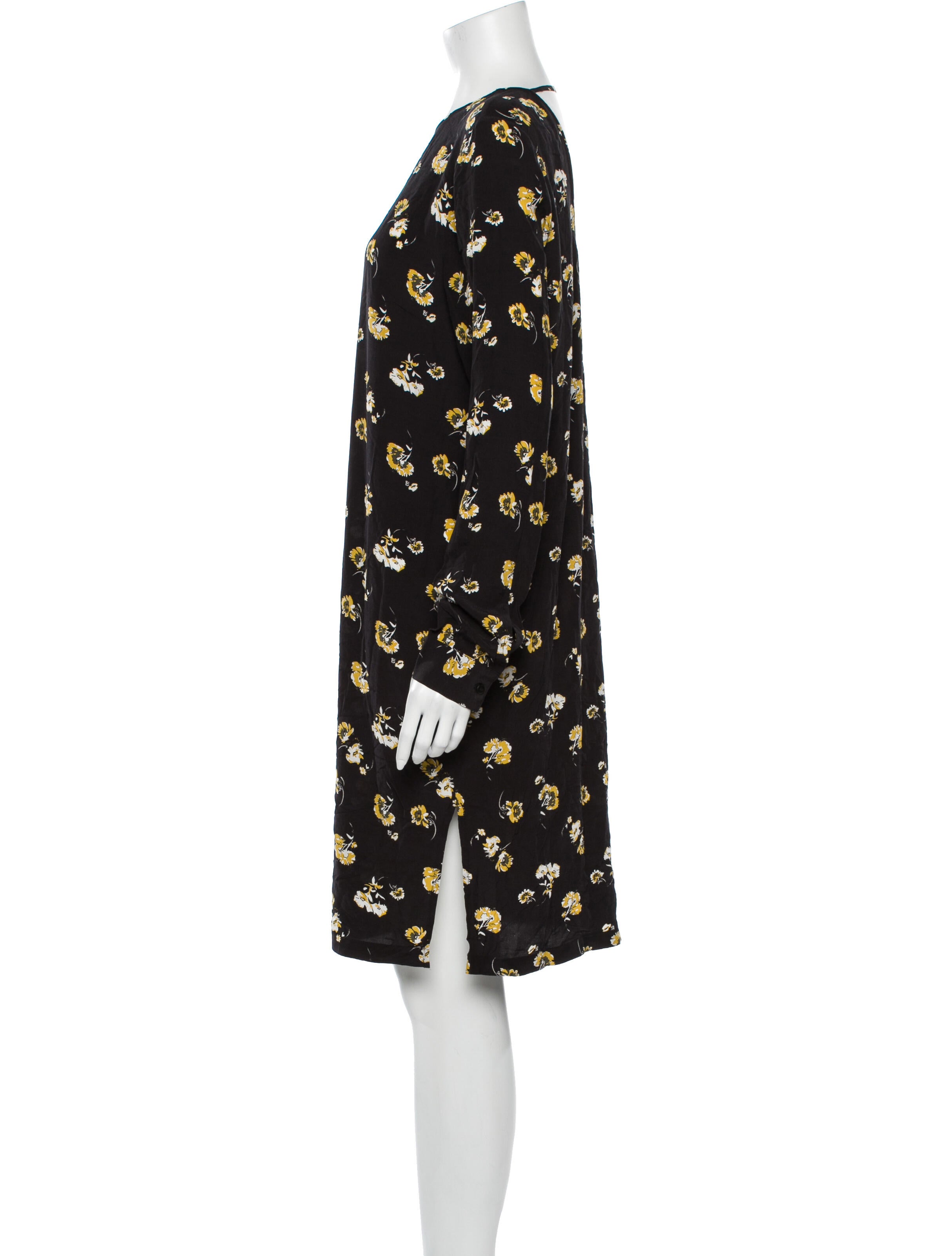 Just Female Floral Print Knee-Length Dress