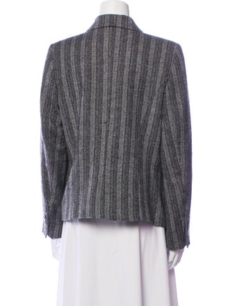 Javier Simorra Wool Tweed Pattern Blazer