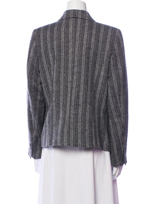 Javier Simorra Wool Tweed Pattern Blazer