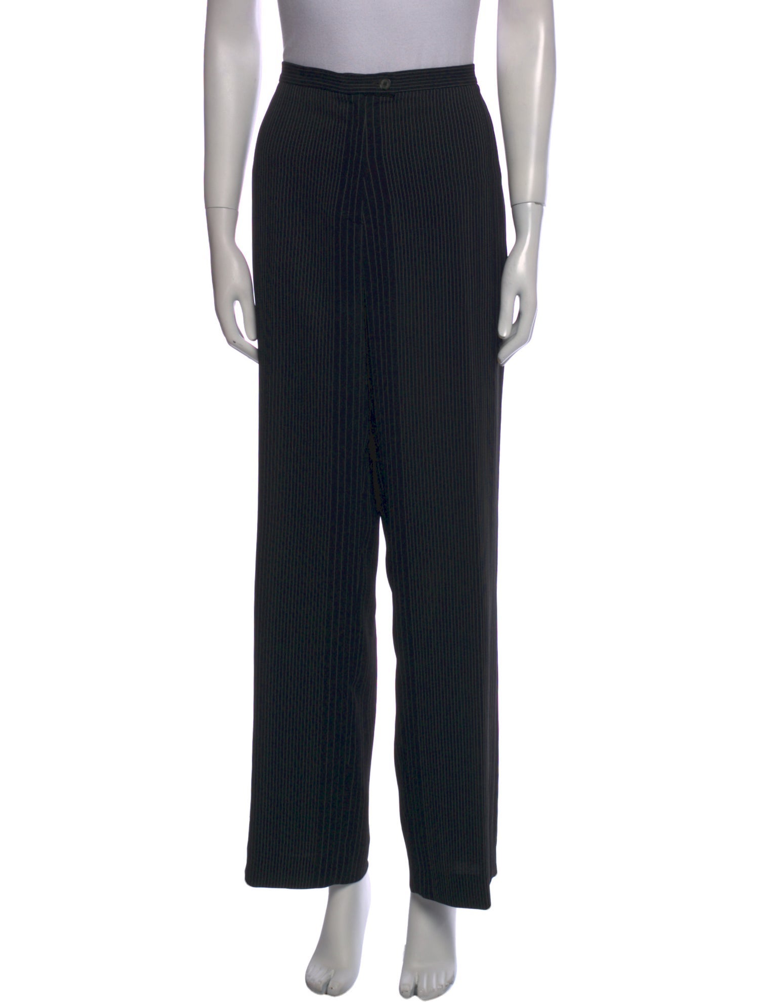 Javier Simorra Striped Wide Leg Pants