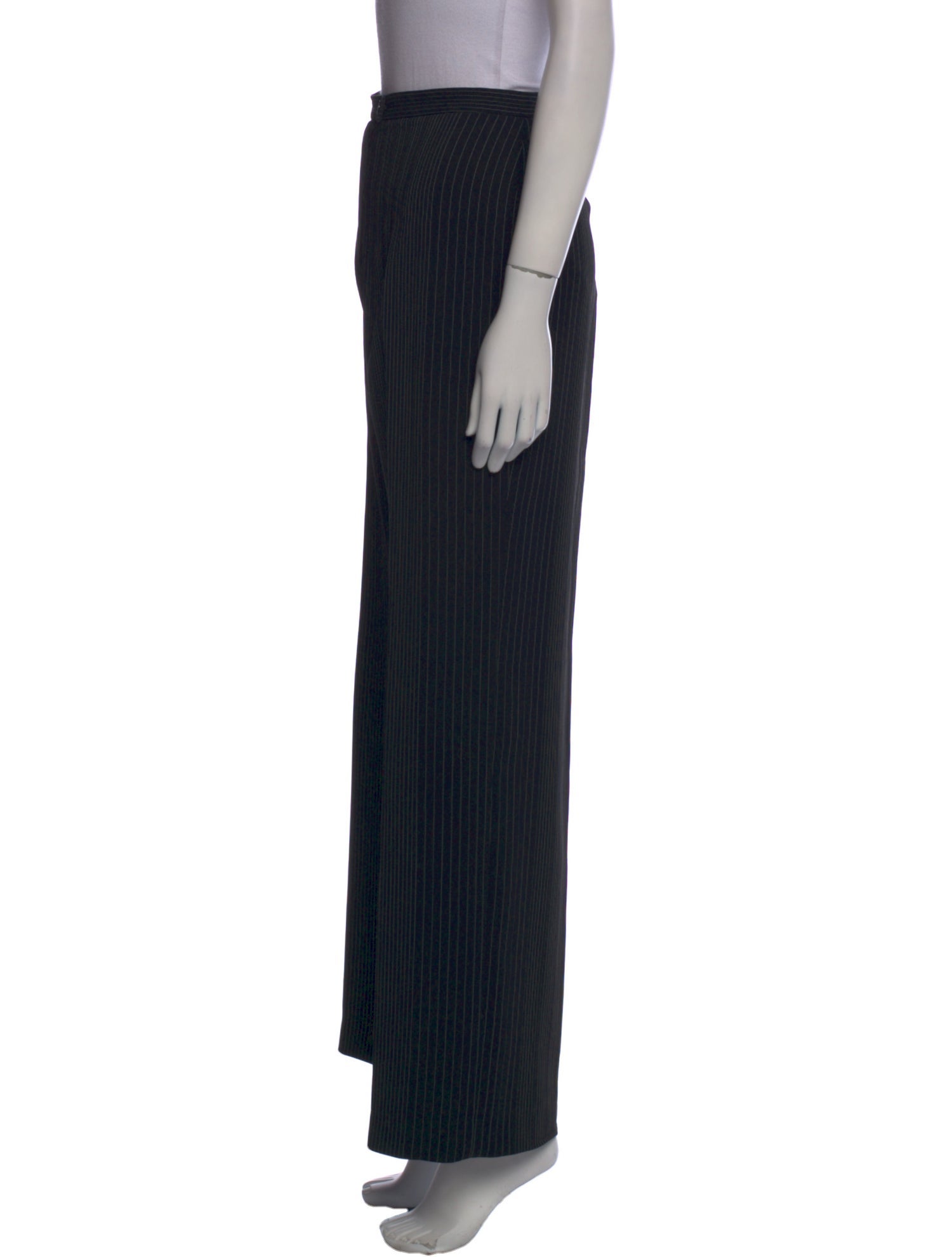 Javier Simorra Striped Wide Leg Pants