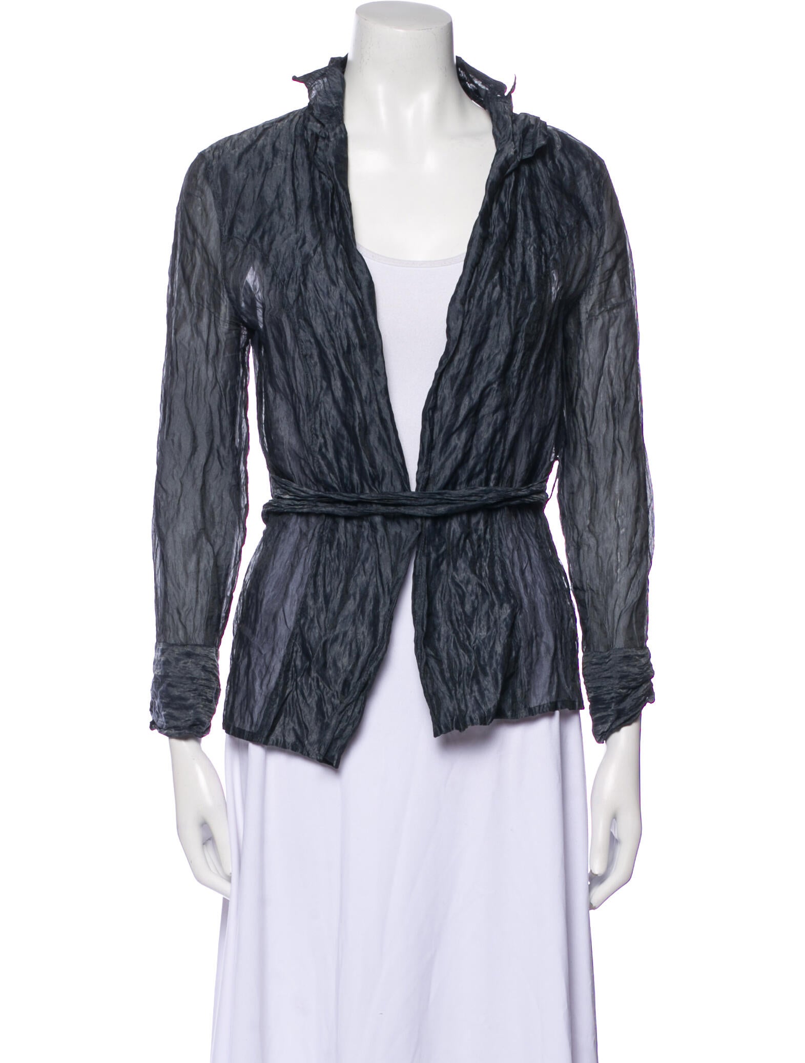 Javier Simorra Printed V-Neck Blouse