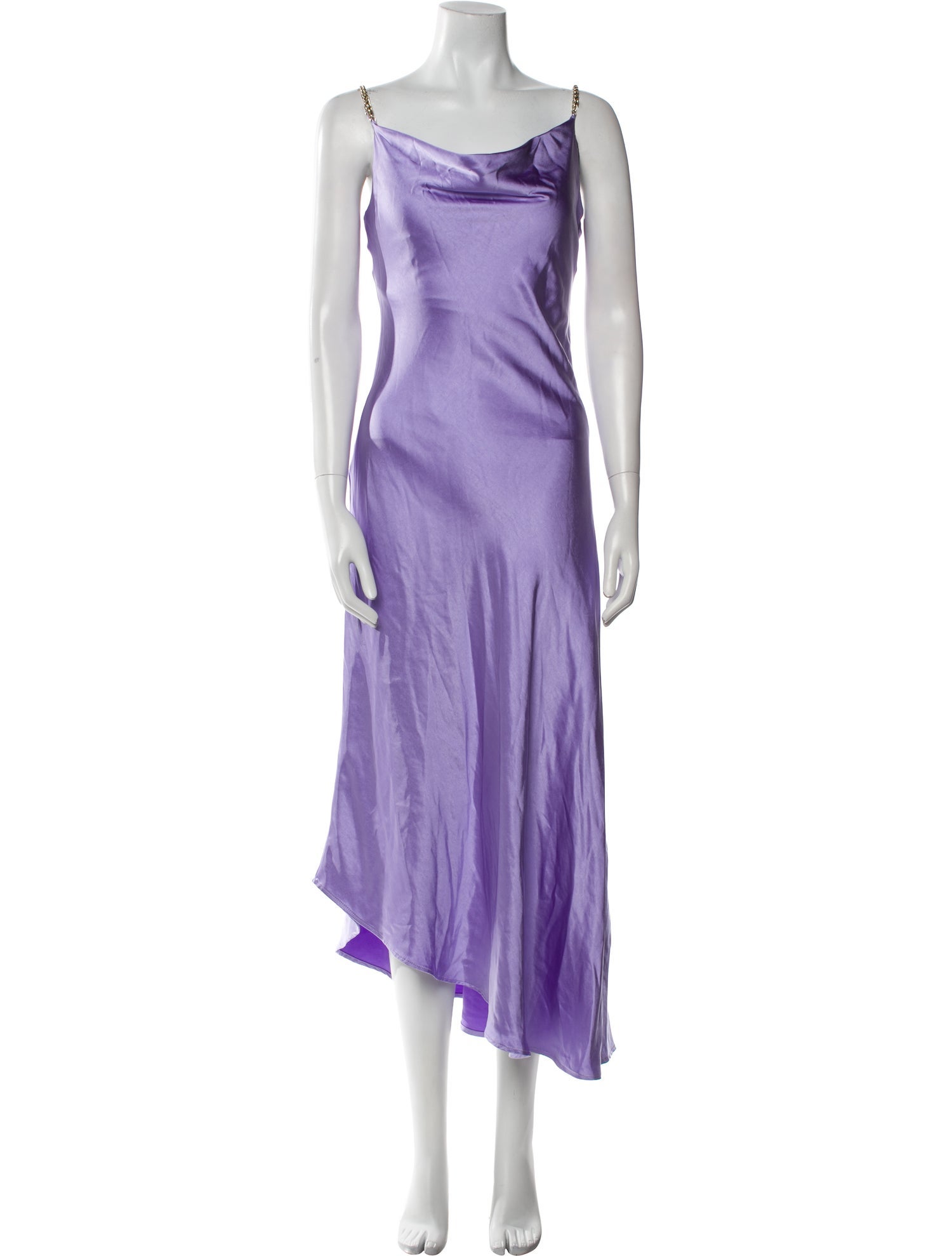 Javier Simorra Cowl Neck Long Dress w/ Tags