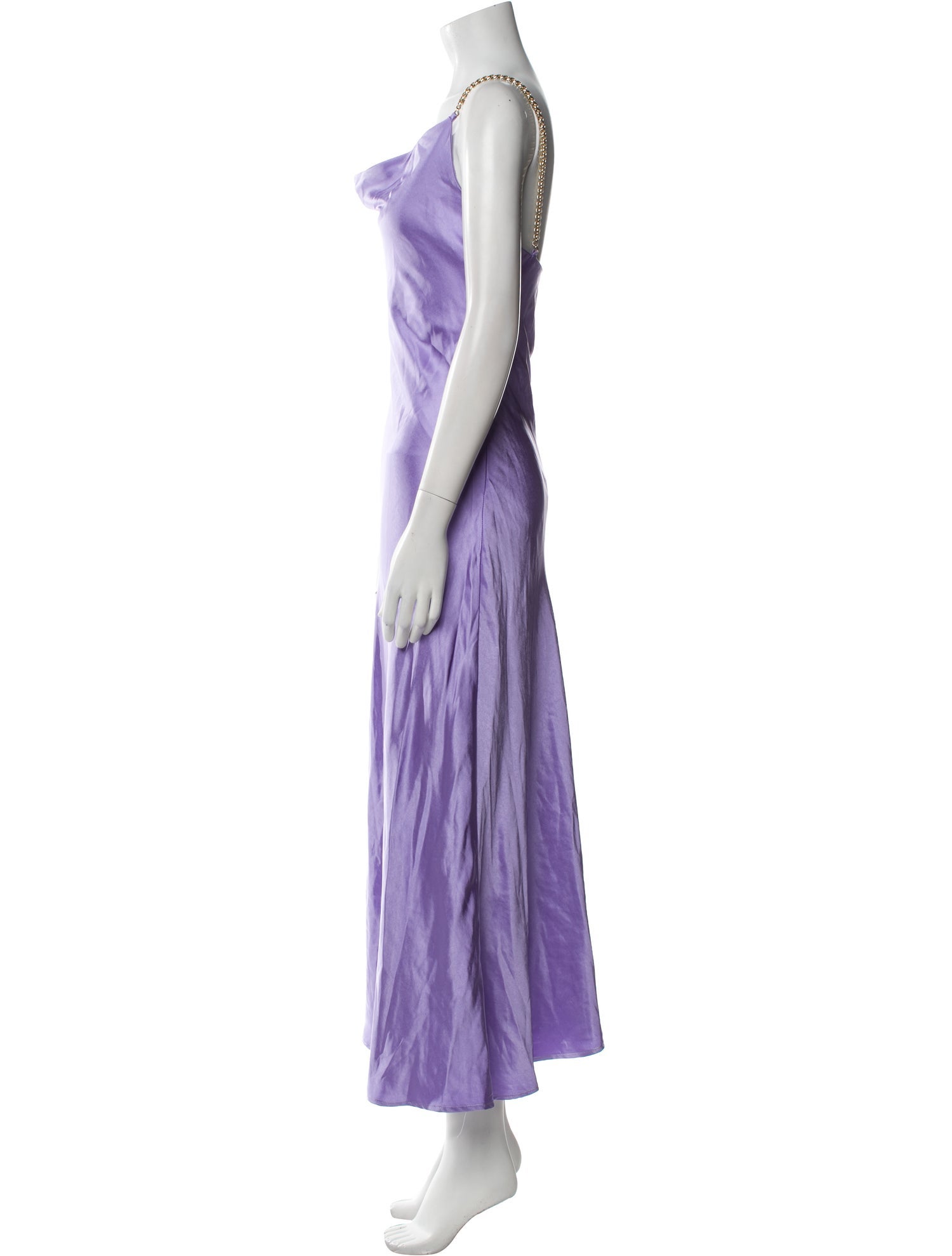 Javier Simorra Cowl Neck Long Dress w/ Tags