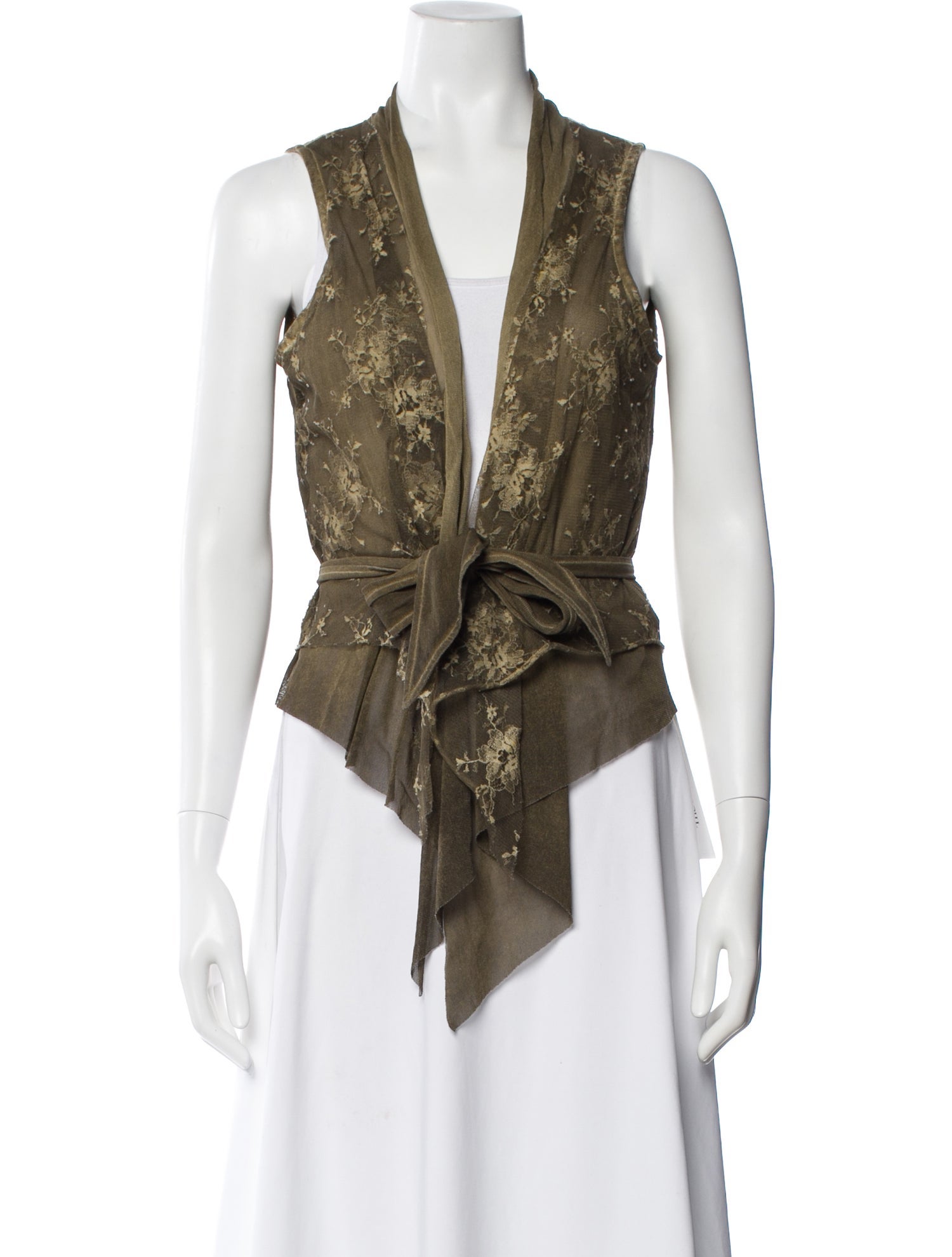 Javier Simorra Silk Eyelet Trim Lounge Set