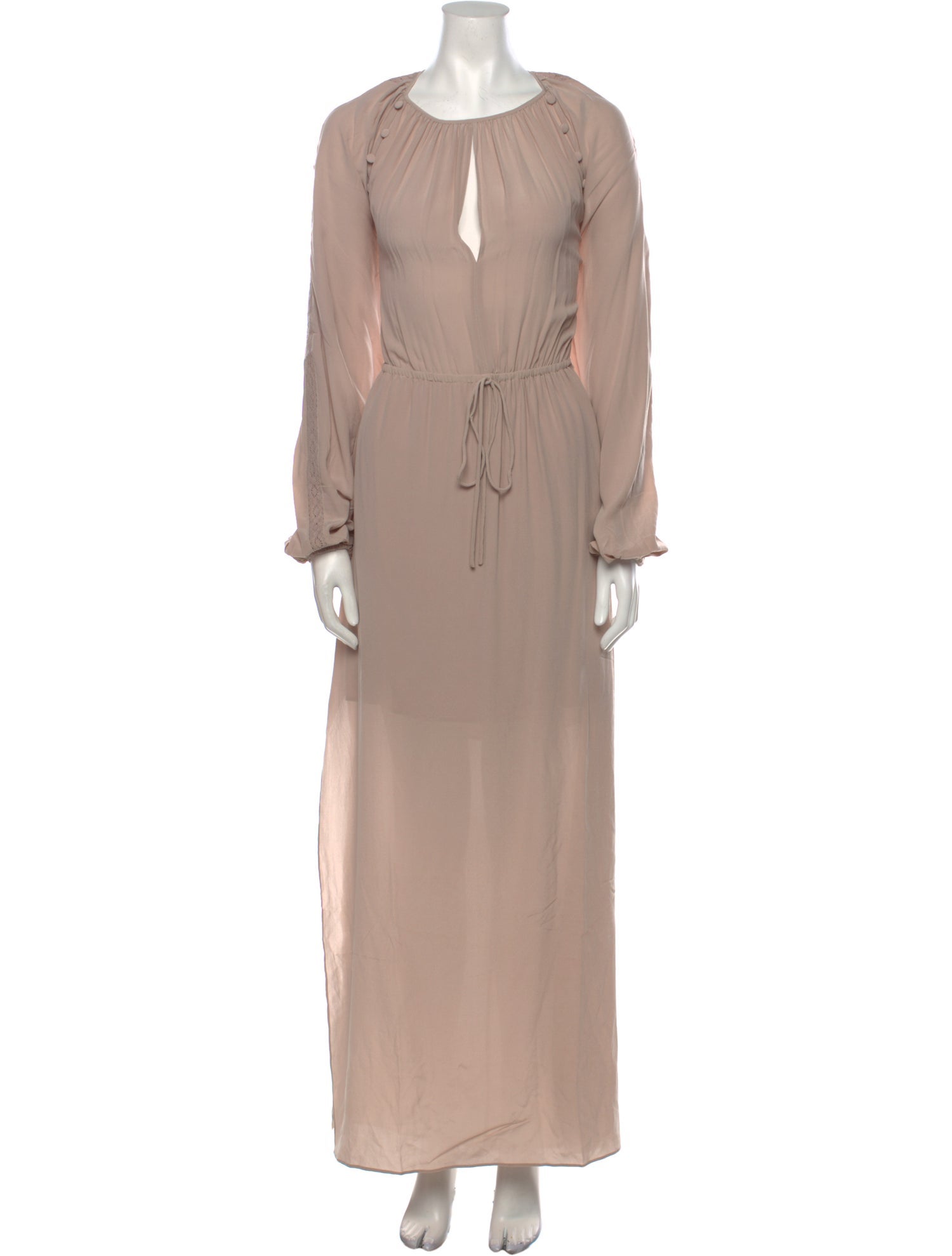 Joslin Square Neckline Long Dress w/ Tags