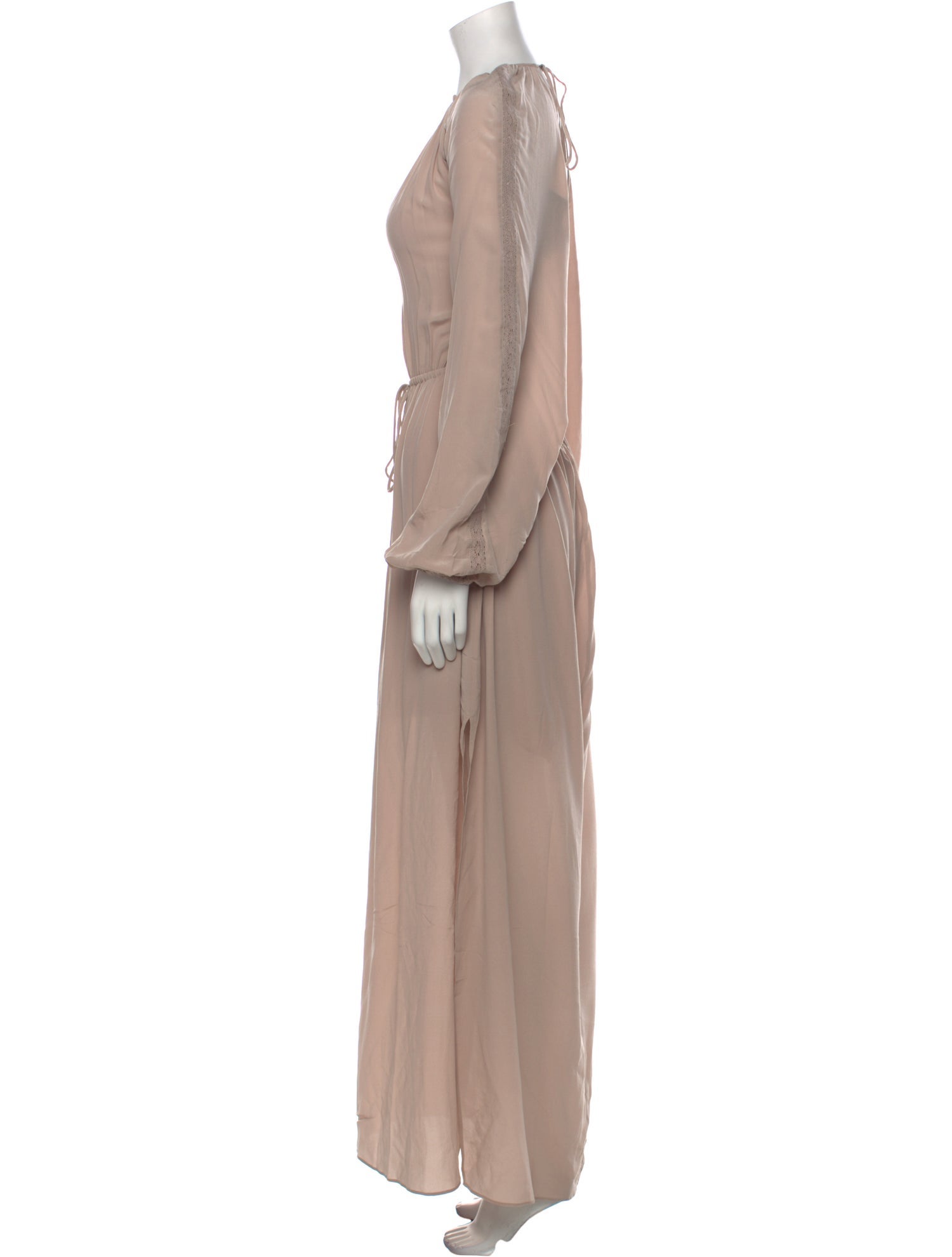 Joslin Square Neckline Long Dress w/ Tags