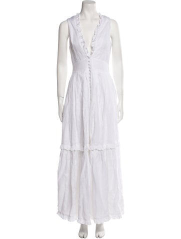 Joslin Dresses Linen Long Dress M