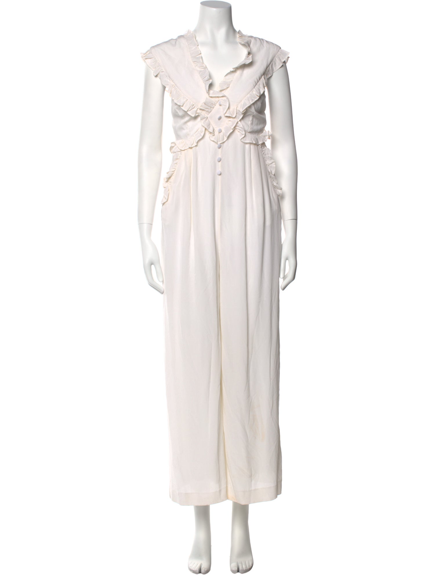 Joslin Linen V-Neck Jumpsuit