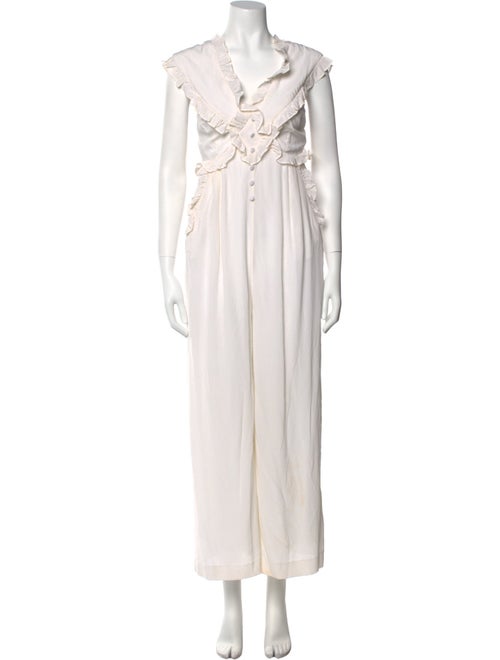 Joslin Linen V-Neck Jumpsuit