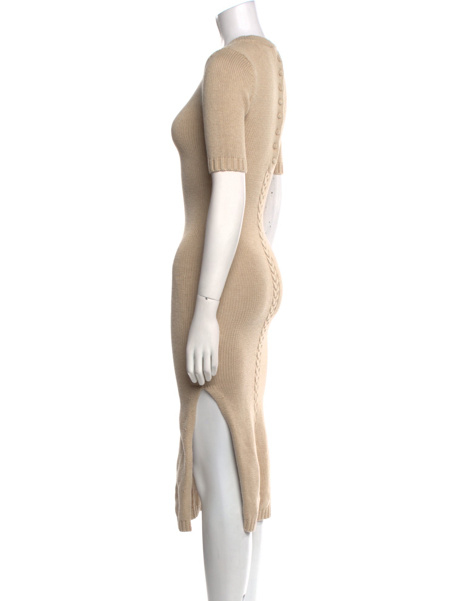 Joslin Crew Neck Midi Length Dress