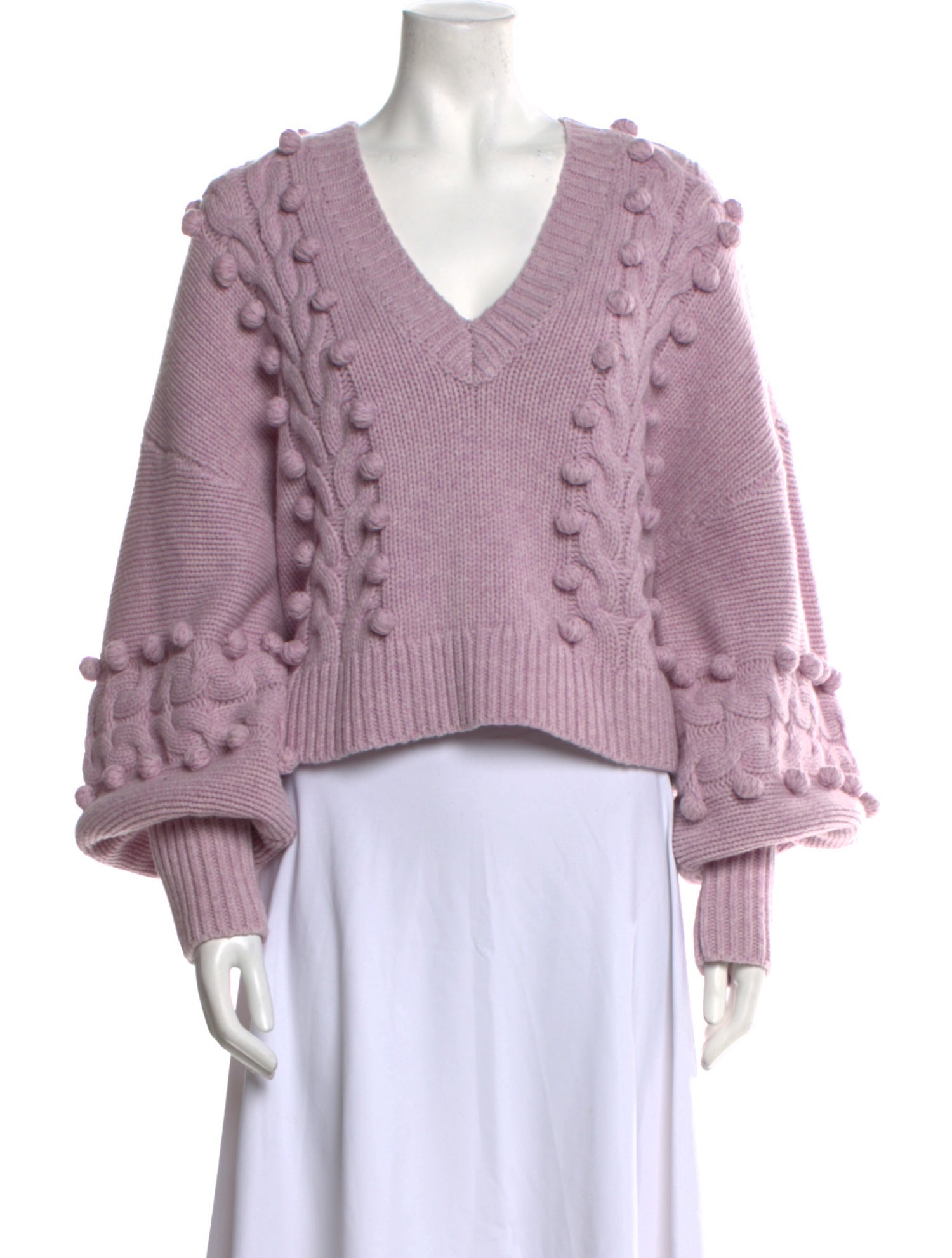 Joslin Merino Wool V-Neck Sweater