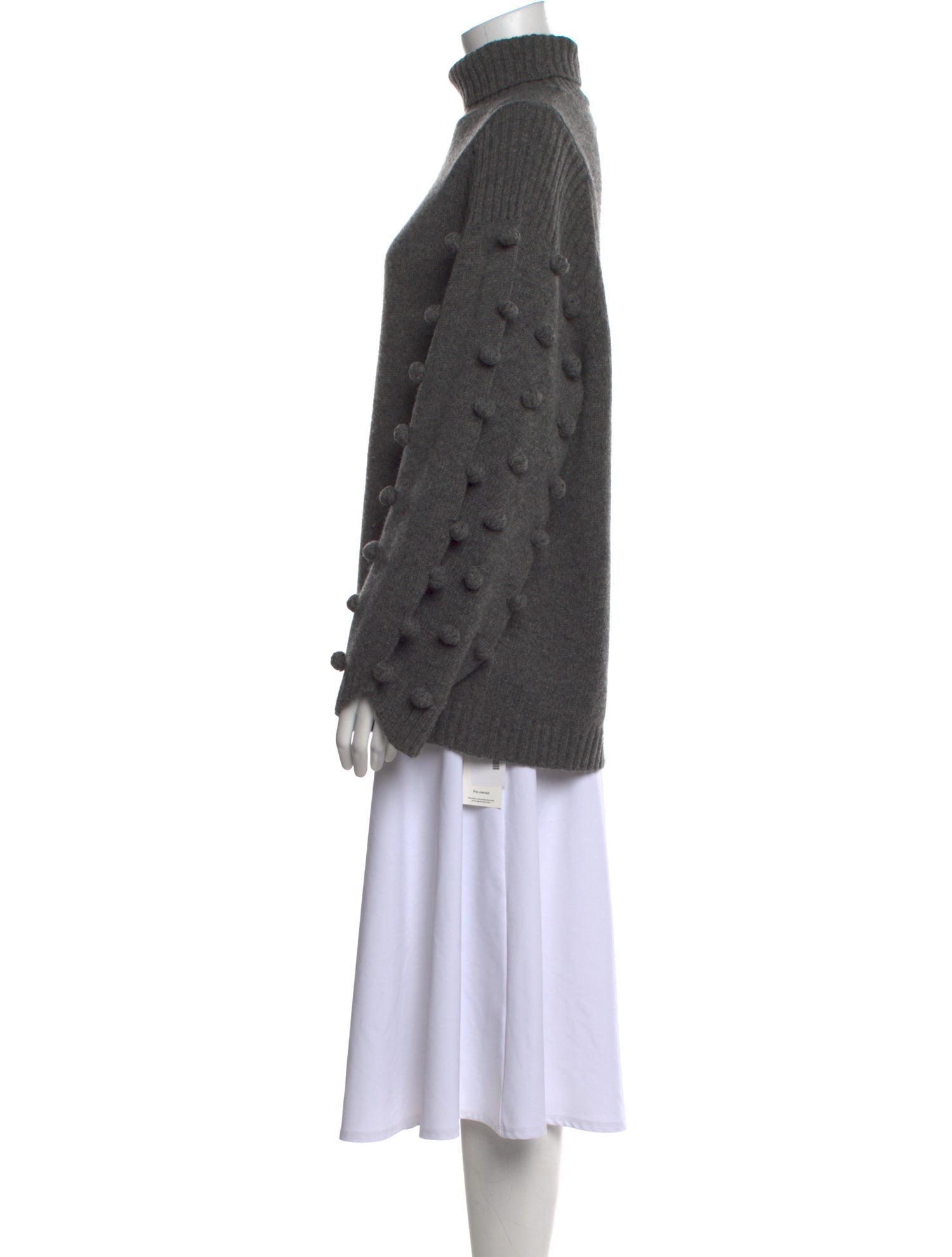 Joslin Merino Wool Mock Neck Sweater