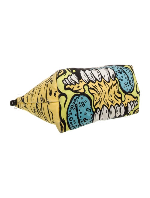 Jeremy Scott x Longchamp Canvas Top Handle Bag