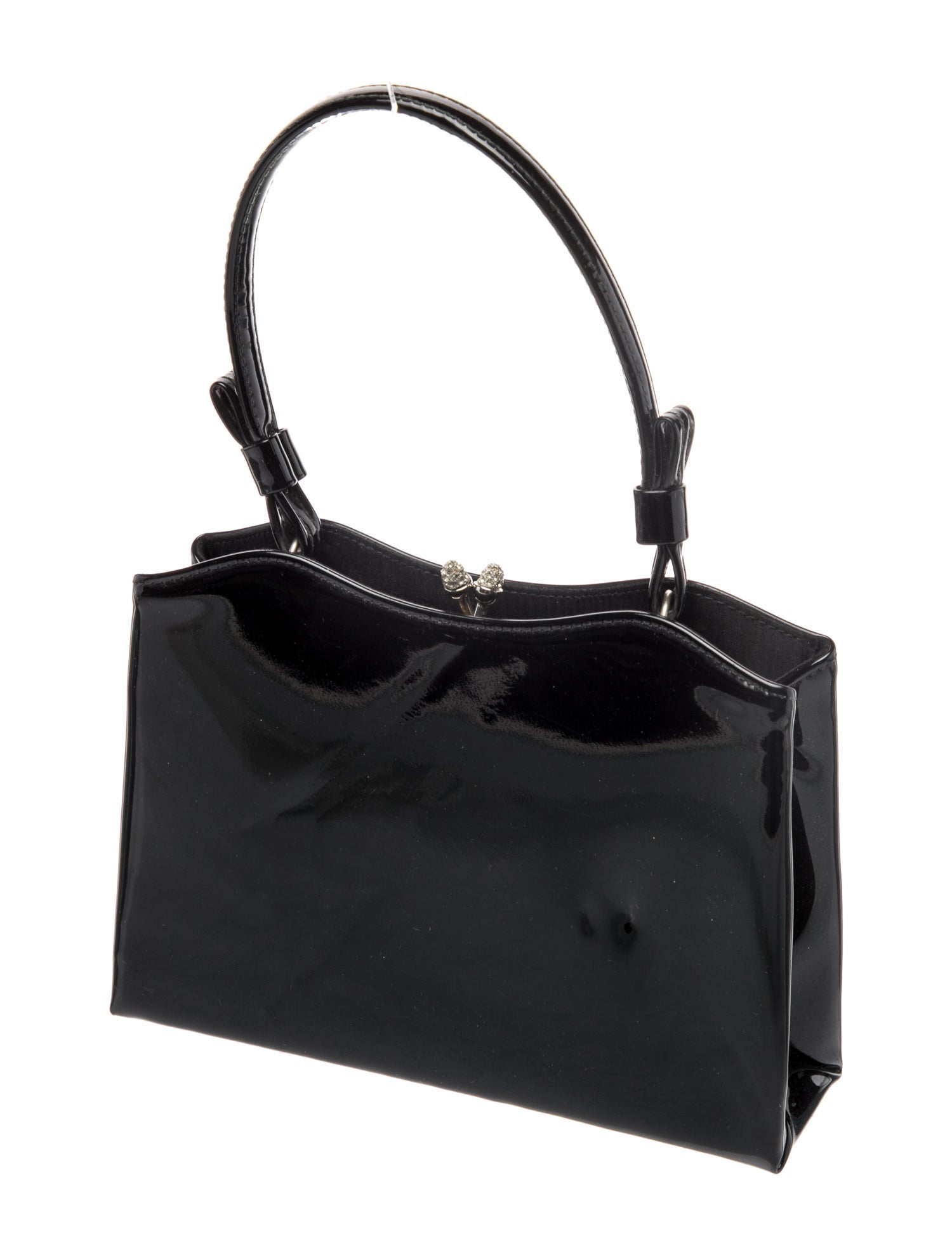 Joseph Magnin Patent Leather Top Handle Bag