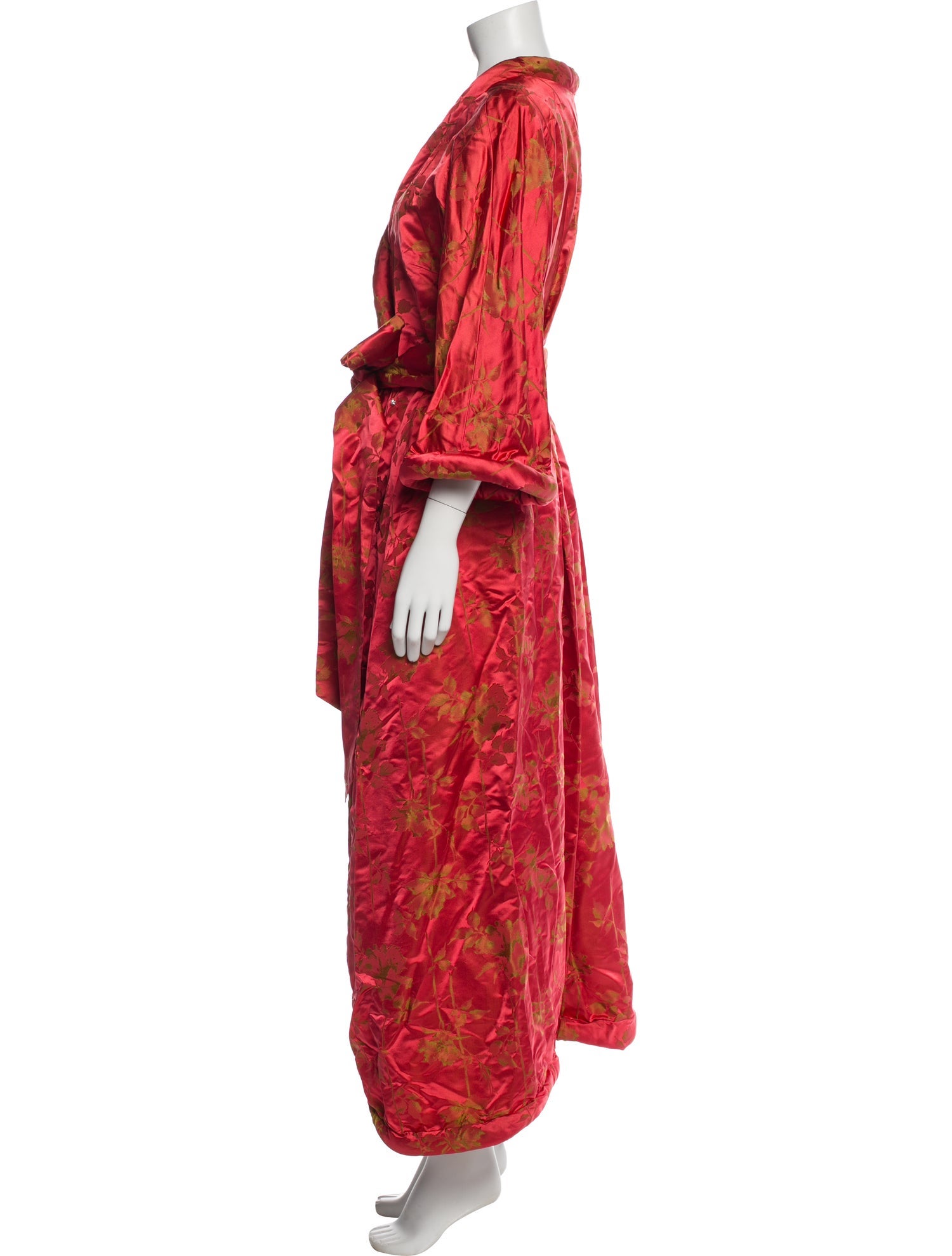 Joseph Magnin Vintage Floral Print Robe