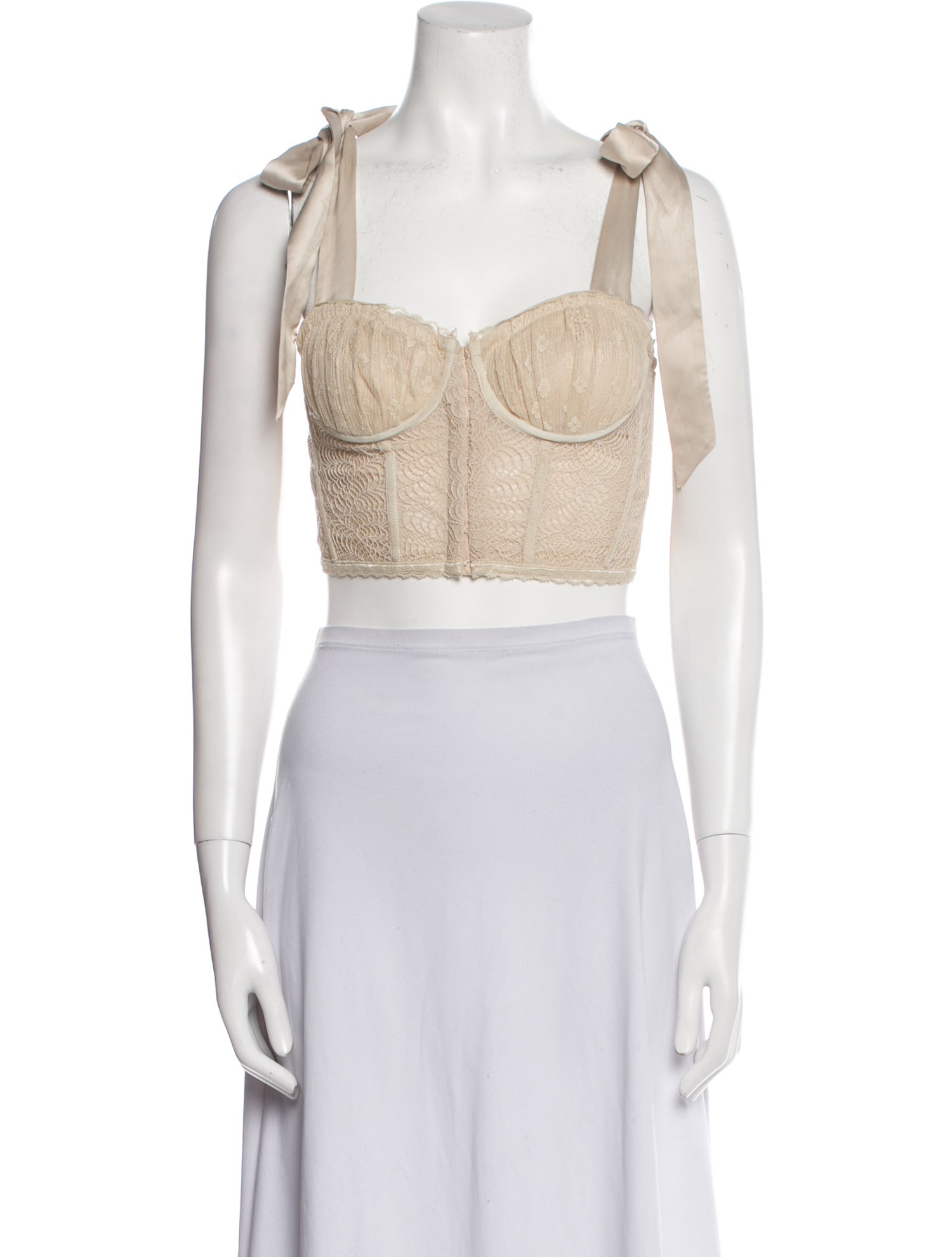 Jonathan Simkhai Night Night Square Neckline Sleeveless Crop Top