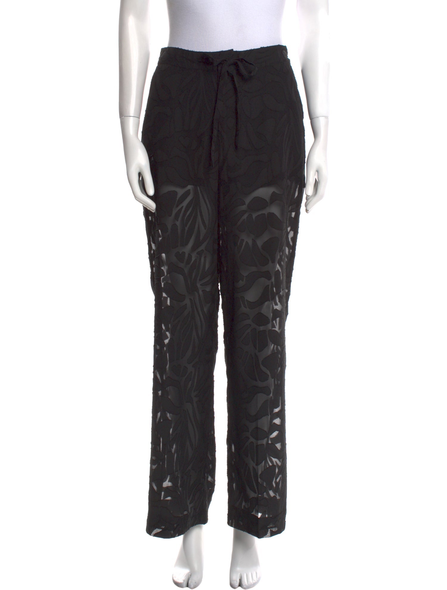 Jonathan Simkhai Night Night Floral Print Wide Leg Pants