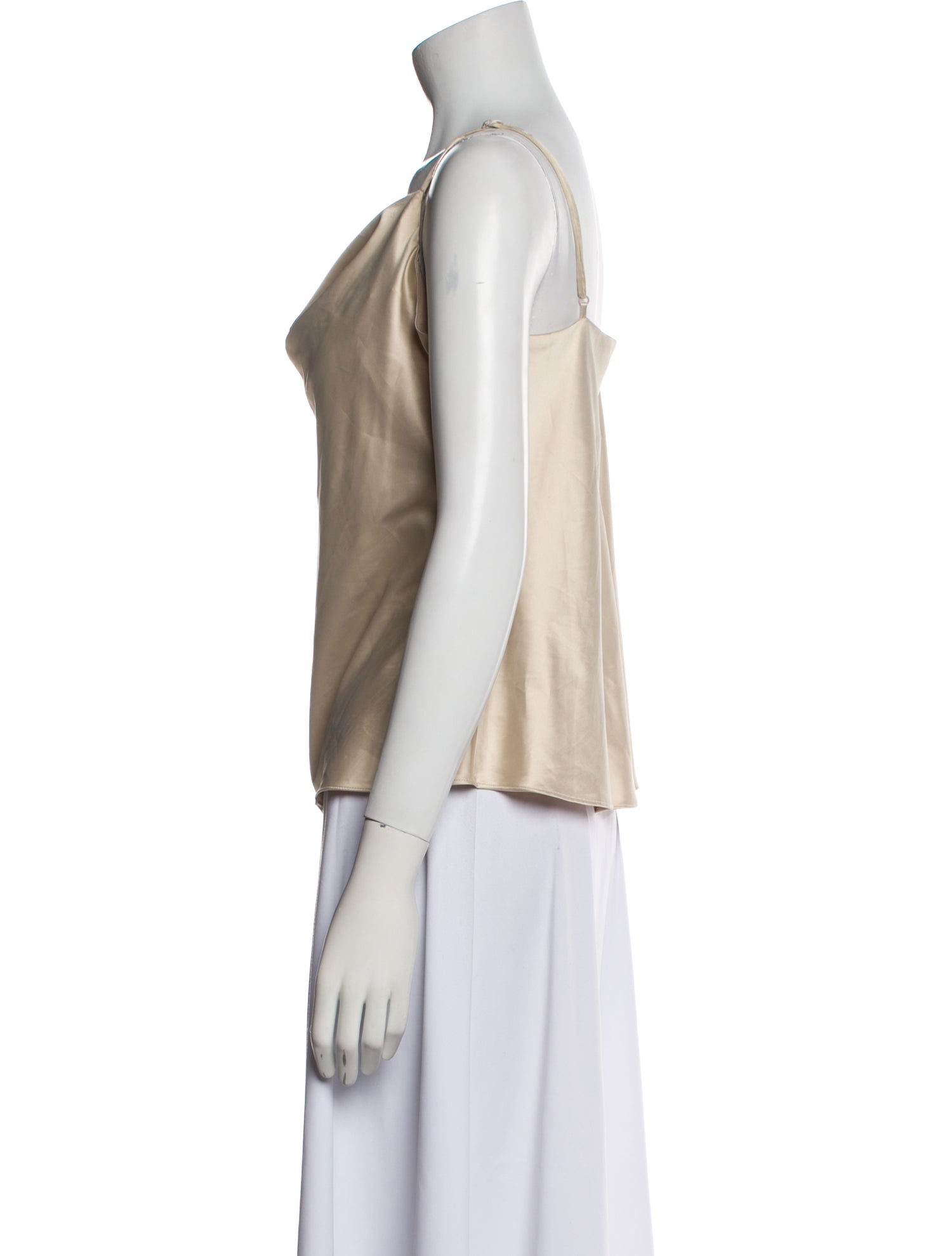 Jonathan Simkhai Night Night Cowl Neck Sleeveless Top