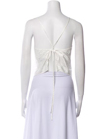 Jonathan Simkhai Night Night Cowl Neck Sleeveless Top