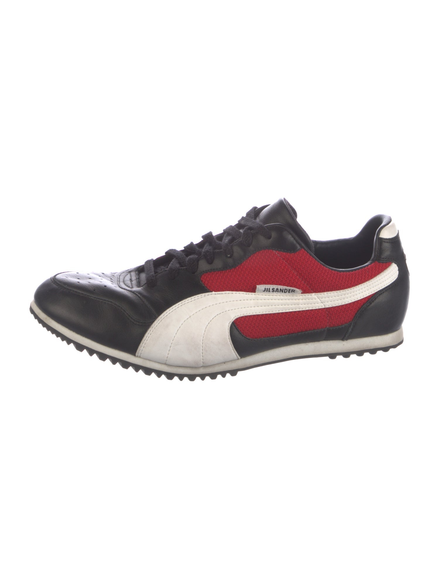 Jil Sander x Puma Leather Colorblock Pattern Sneakers