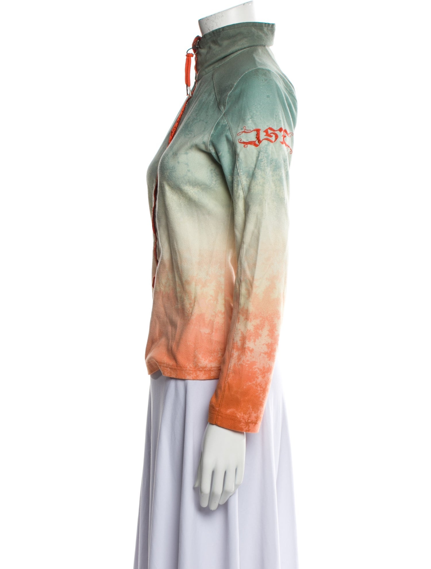 JSX Vintage Tie-Dye Print Jacket