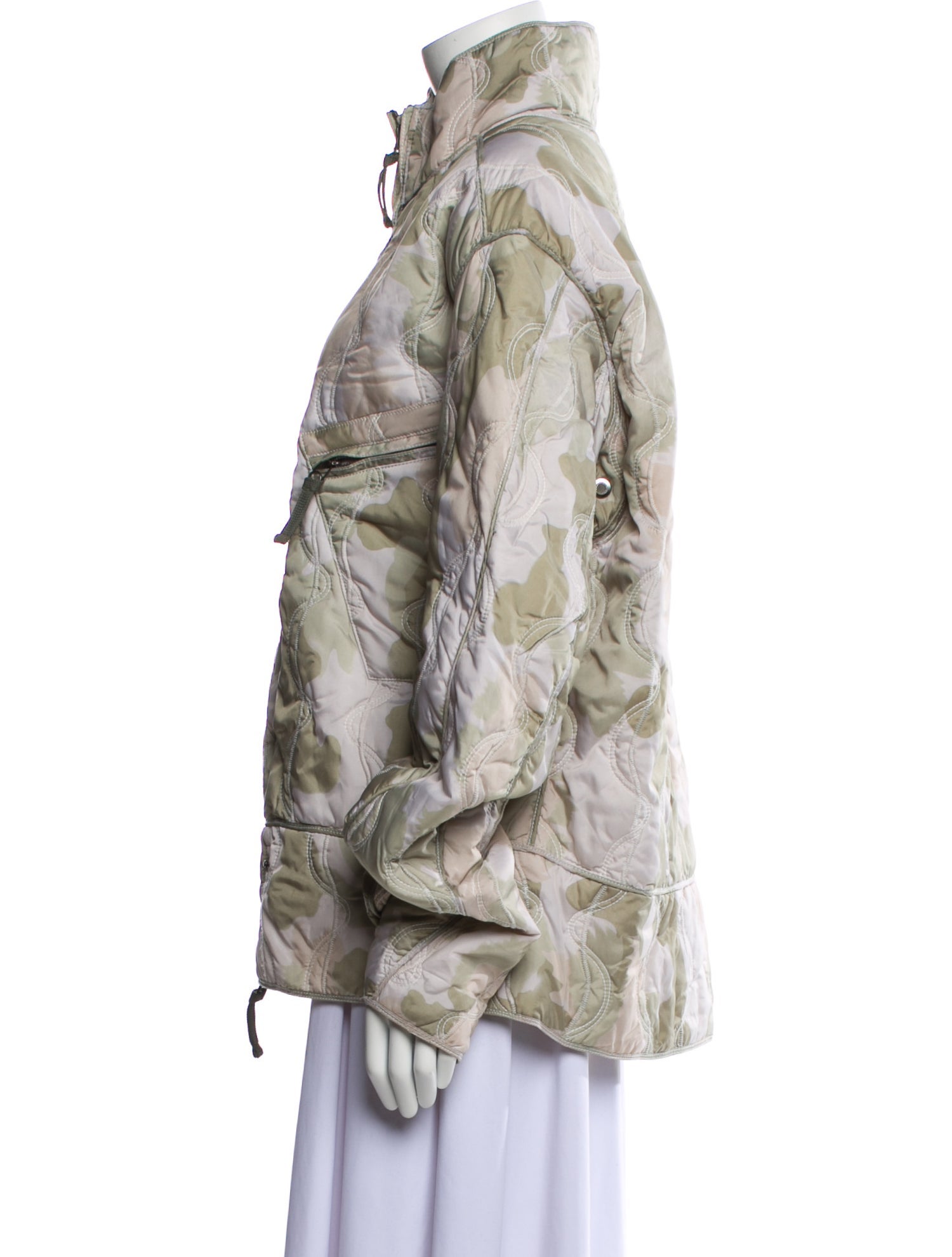 JSX Printed Faux Fur Jacket