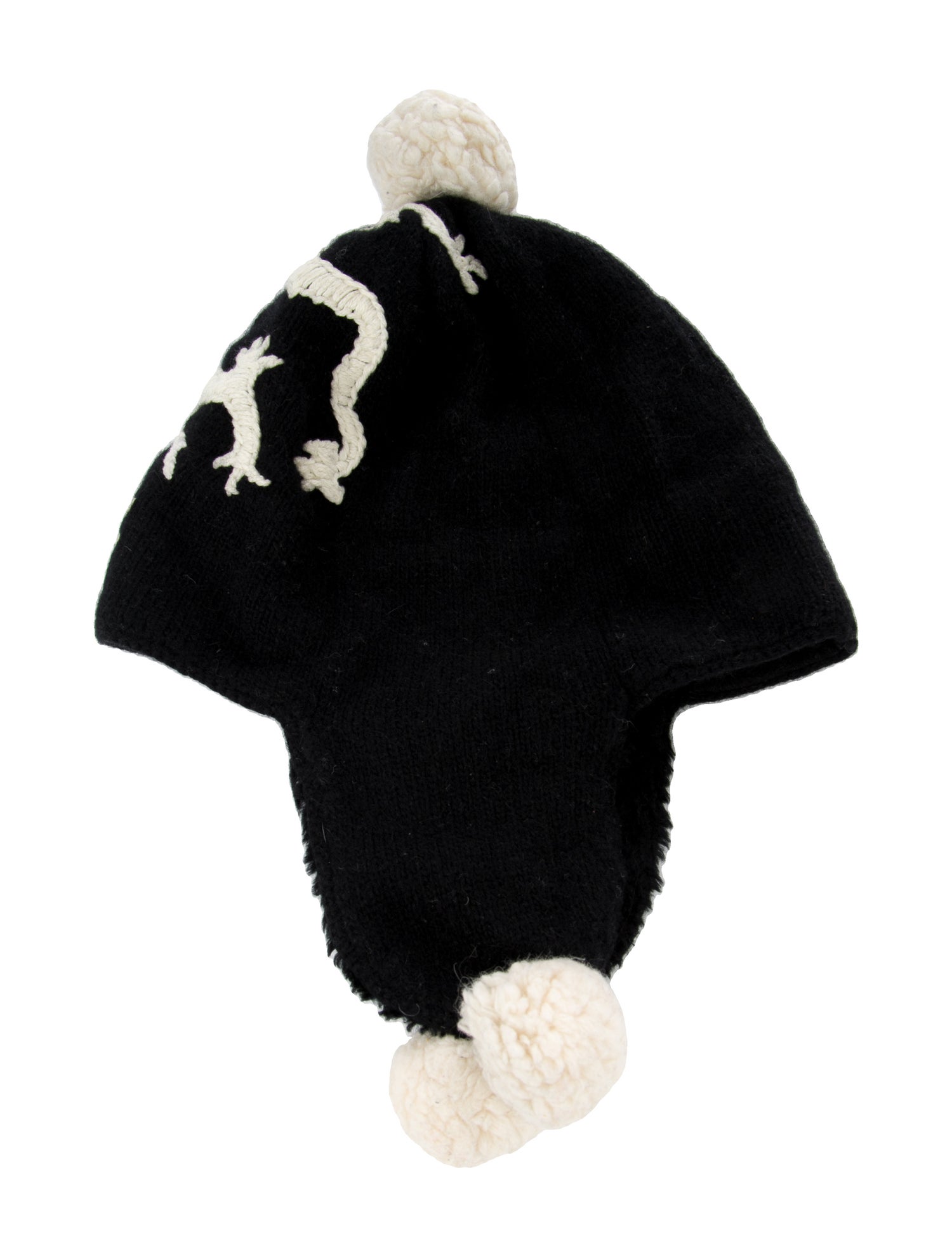 JSX Lambswool Embroidered Trapper Hat
