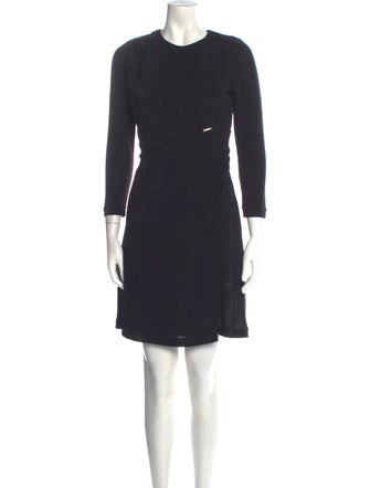 Just Cavalli Crew Neck Mini Dress