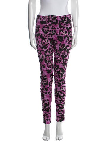 Just Cavalli Pants Animal Print Skinny Leg Us6, It42 | M