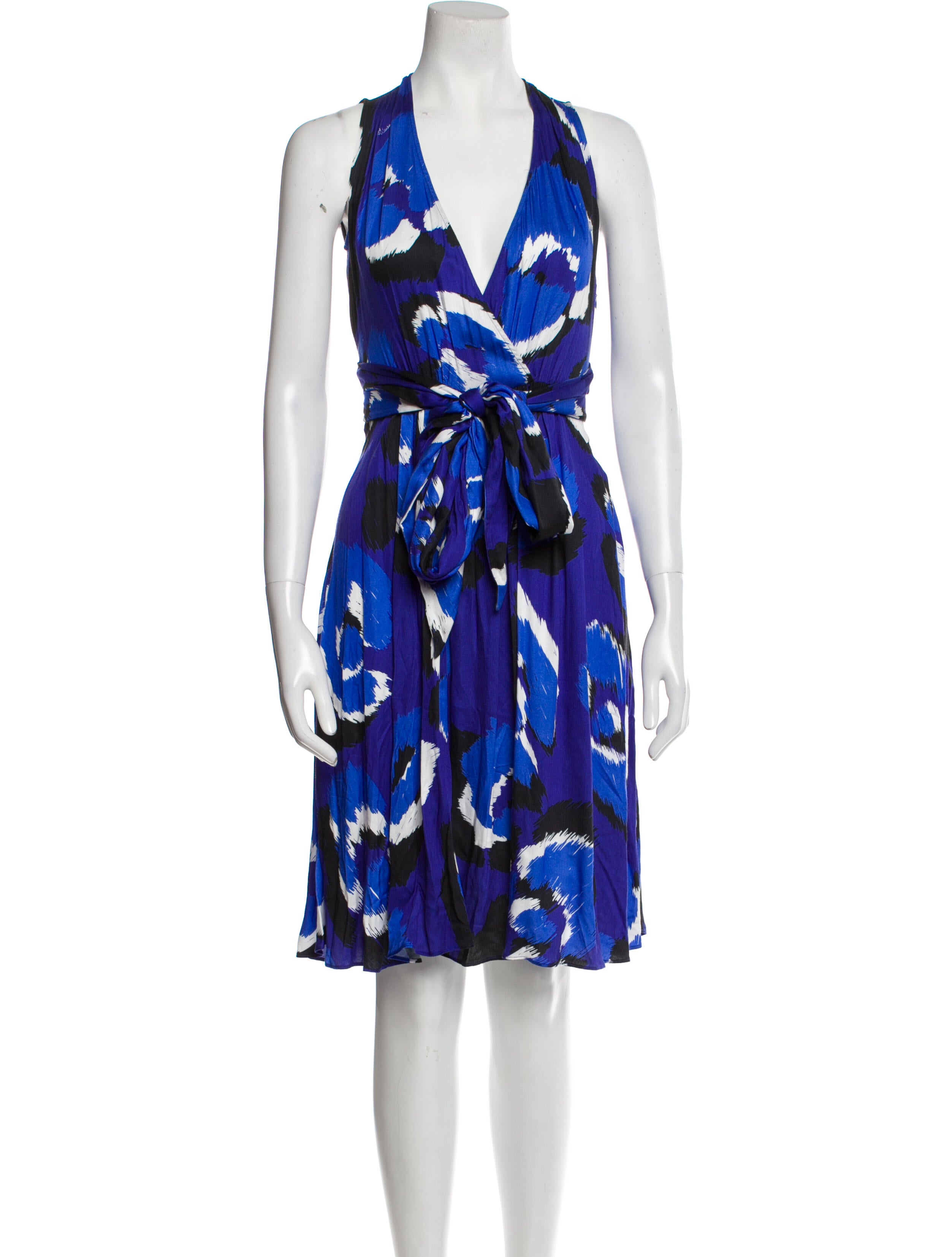 Just Cavalli Floral Print Knee-Length Dress
