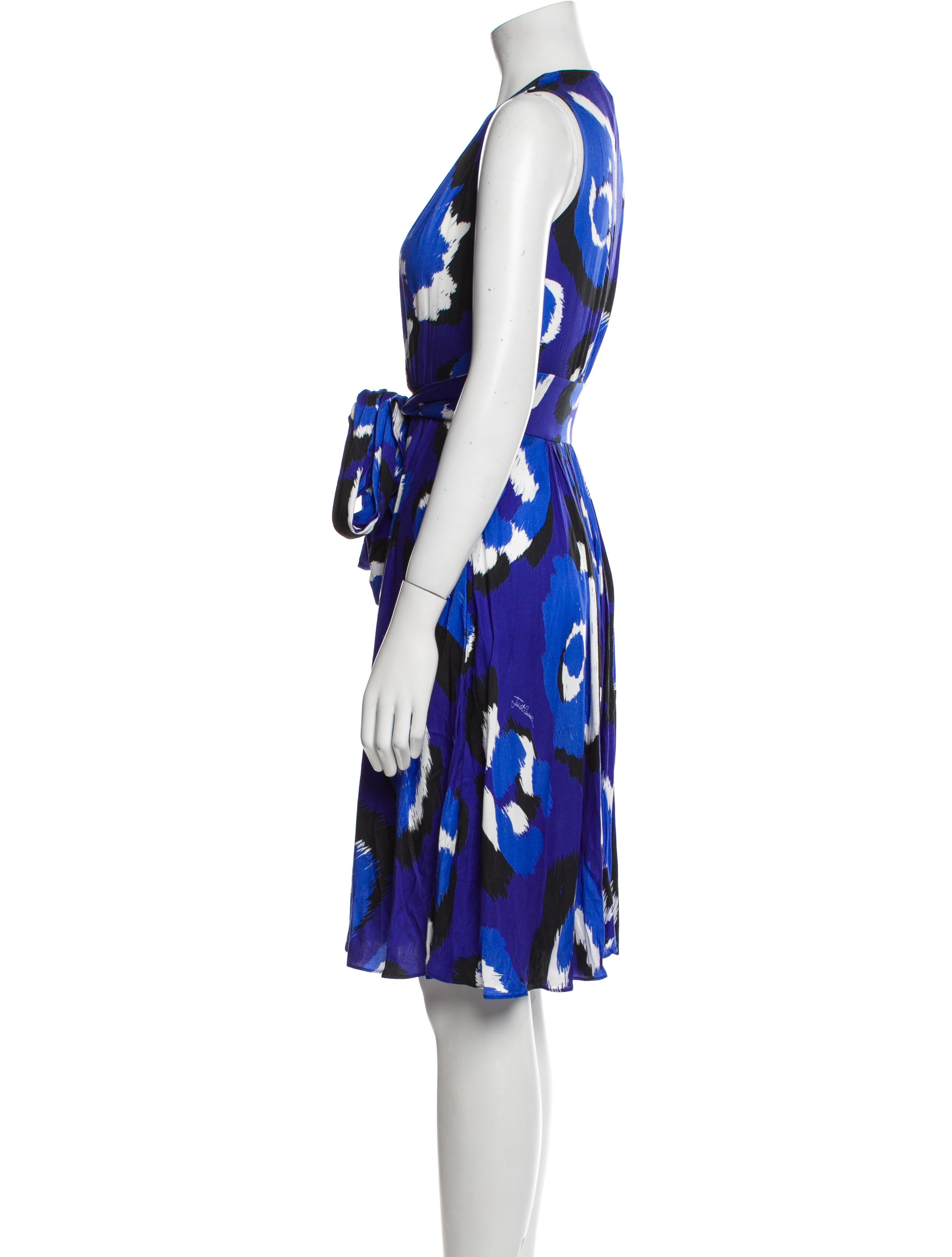 Just Cavalli Floral Print Knee-Length Dress