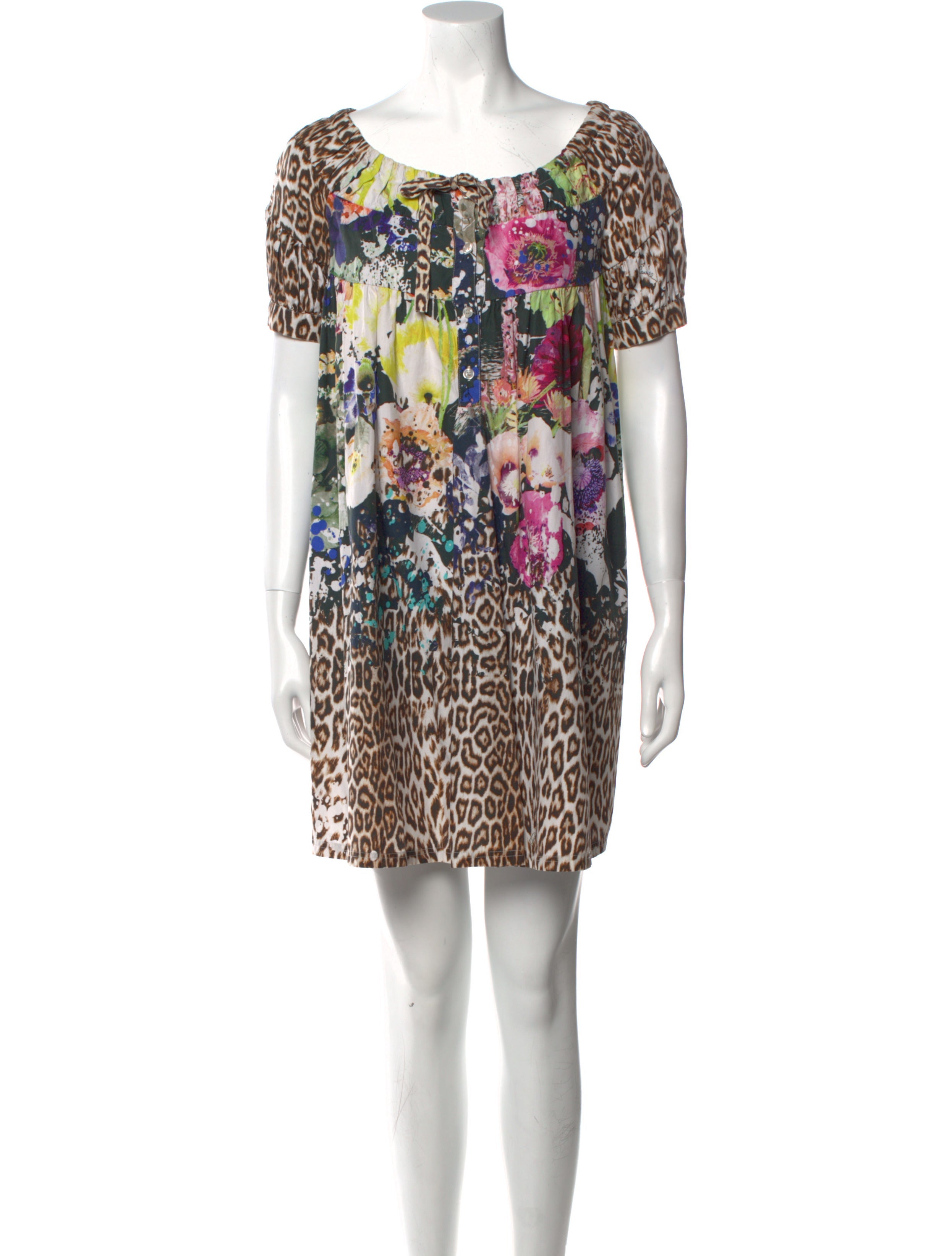 Just Cavalli Printed Mini Dress