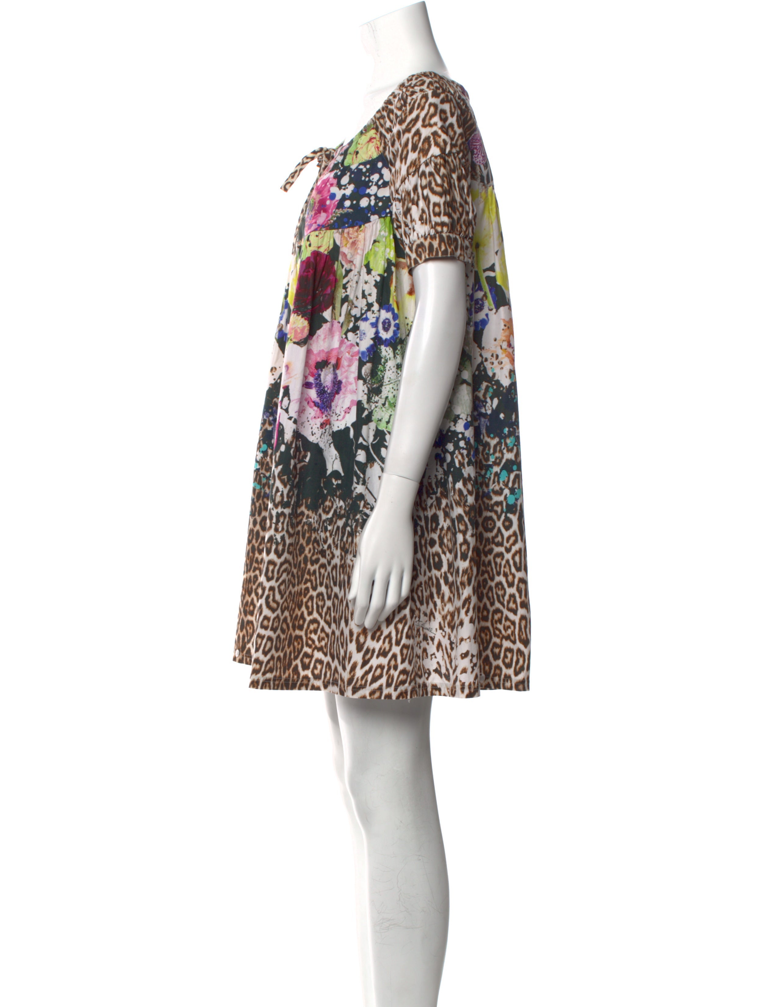 Just Cavalli Printed Mini Dress