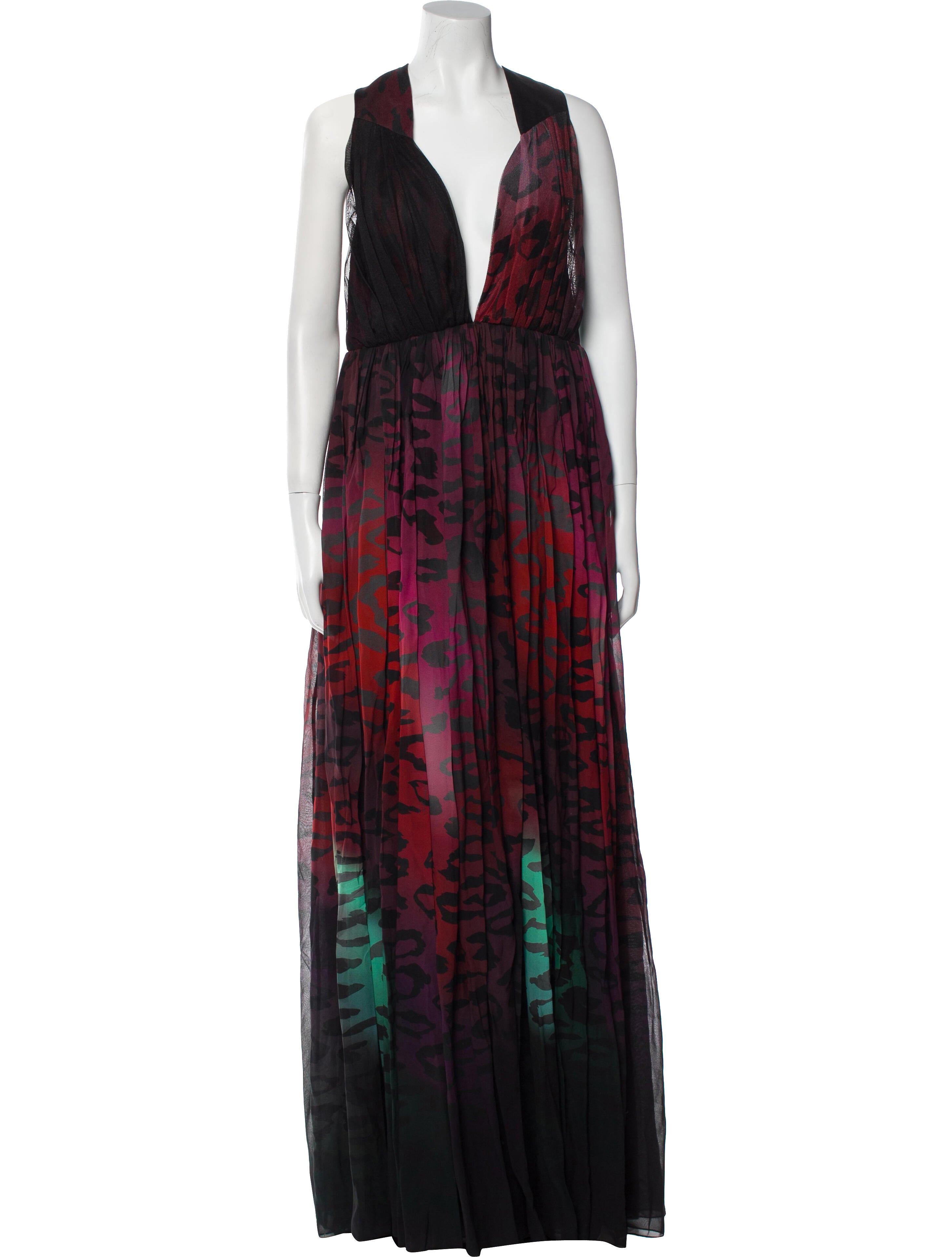 Just Cavalli Printed Long Dress w/ Tags
