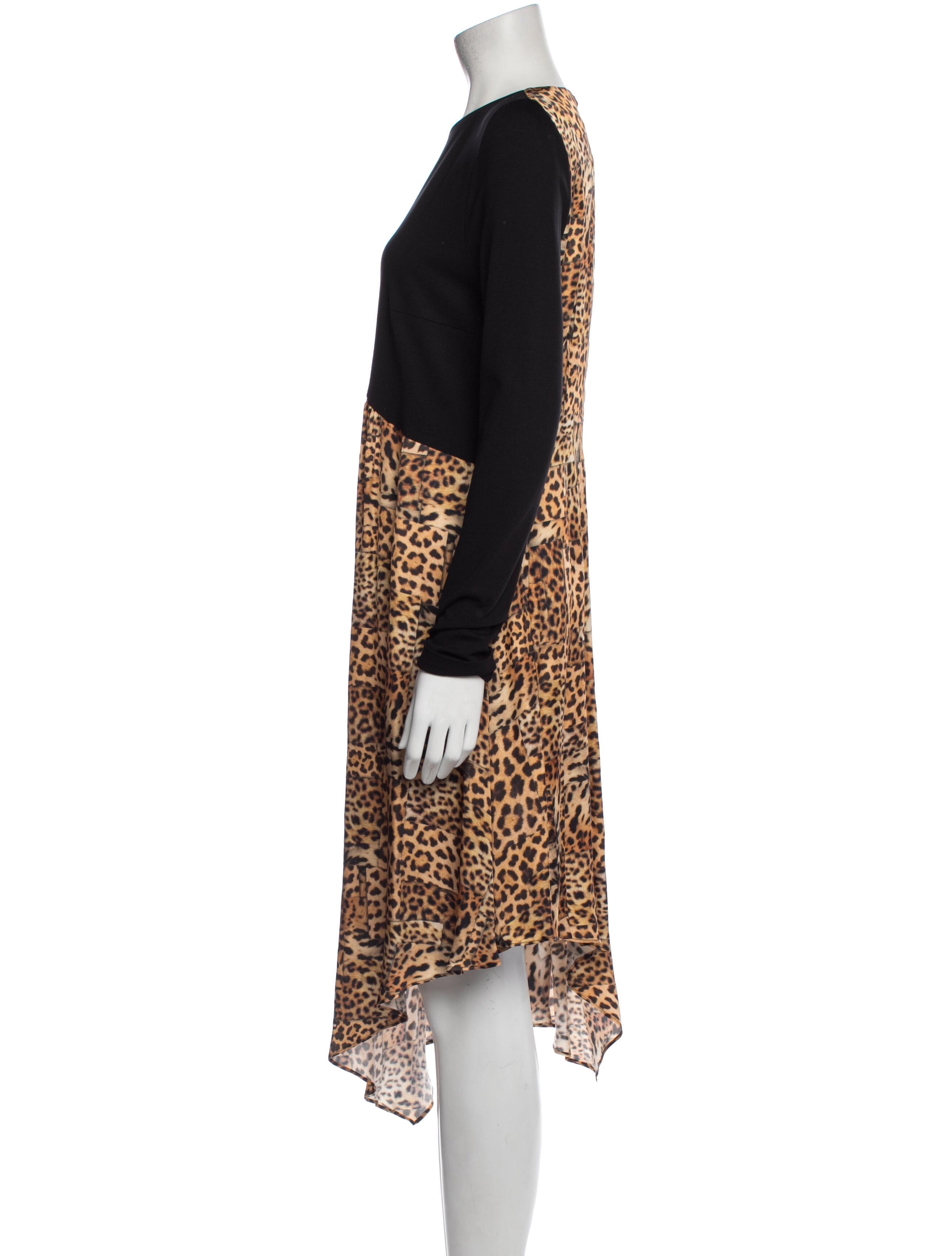 Just Cavalli Animal Print Long Dress w/ Tags