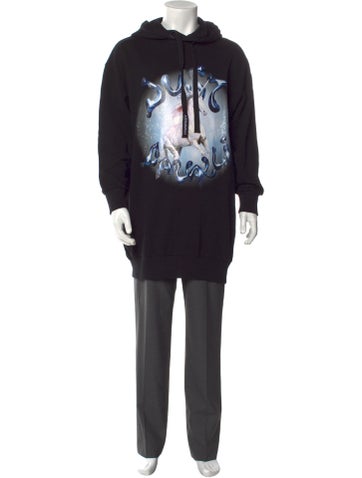 Just Cavalli Sweatshirts & Hoodies Graphic Print Crew Neck Hoodie XS