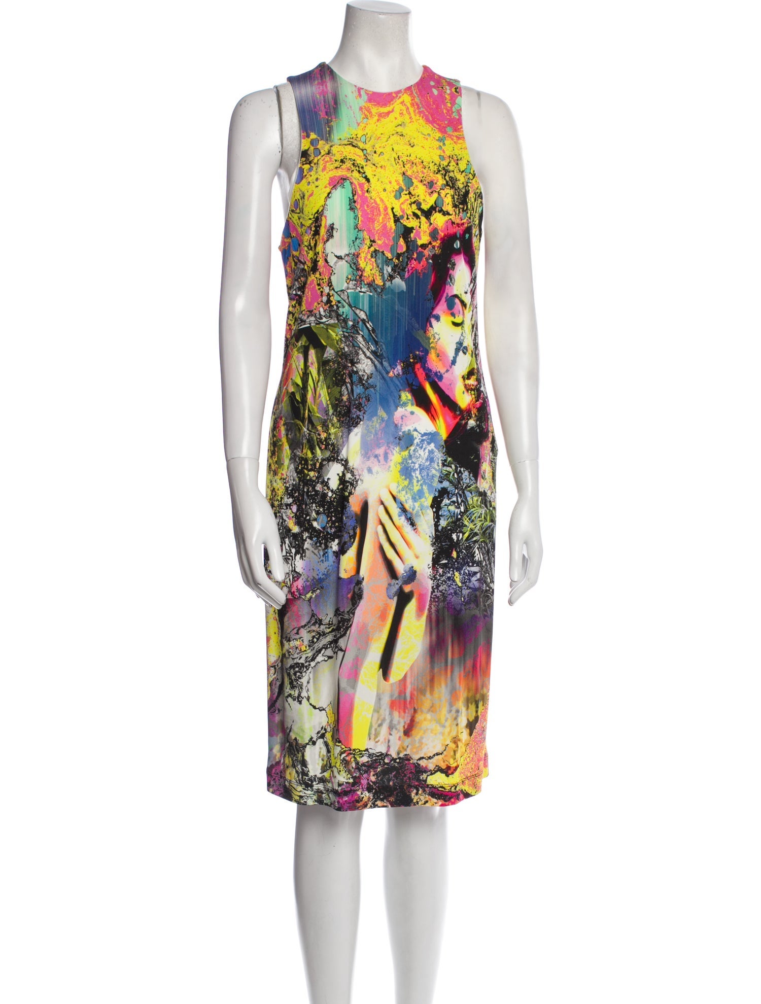 Just Cavalli Printed Midi Length Dress w/ Tags