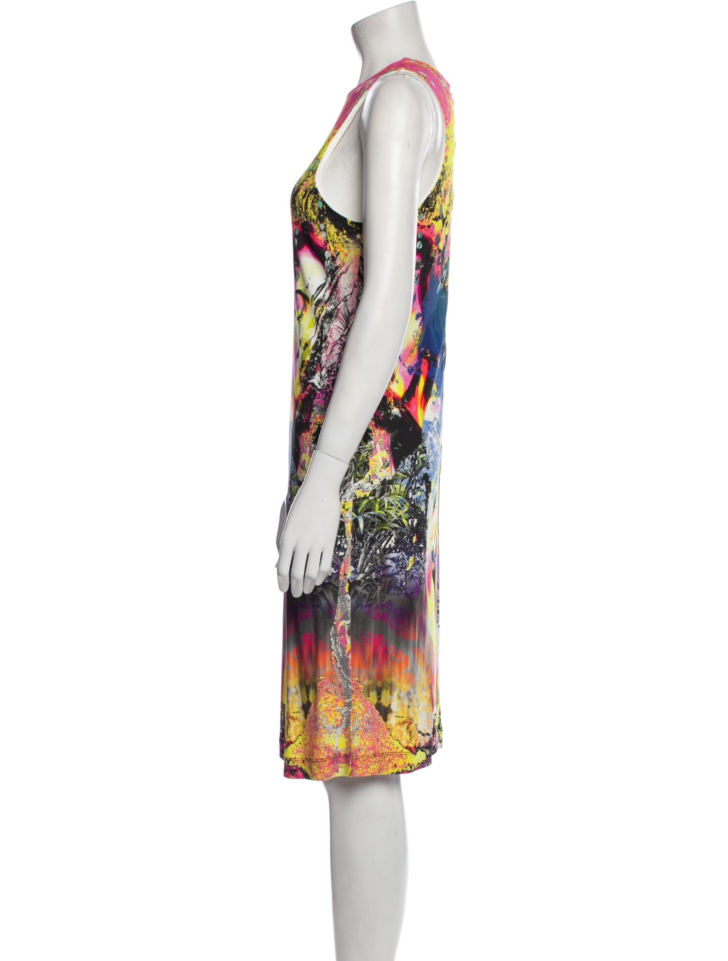 Just Cavalli Printed Midi Length Dress w/ Tags