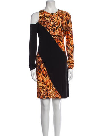 Just Cavalli Dresses Animal Print Mini Dress Us8, It44 | M