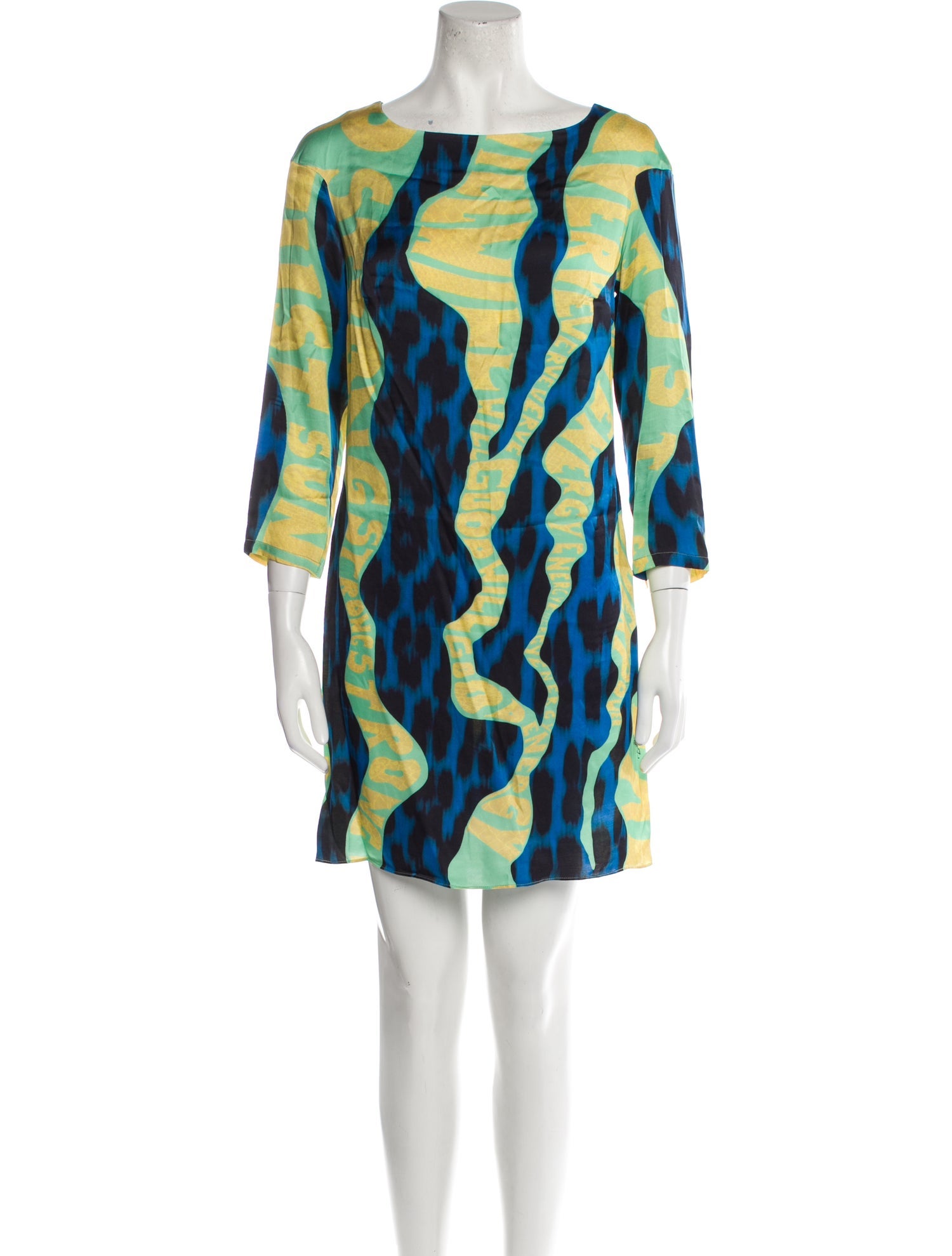 Just Cavalli Printed Mini Dress w/ Tags