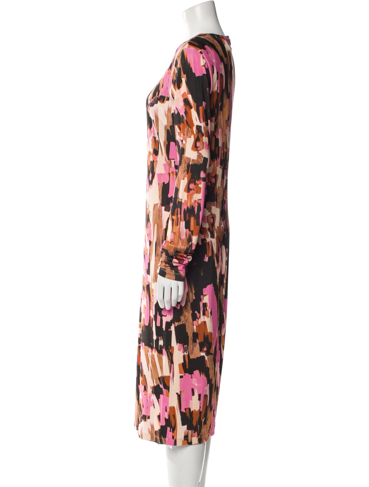 Just Cavalli Printed Midi Length Dress w/ Tags