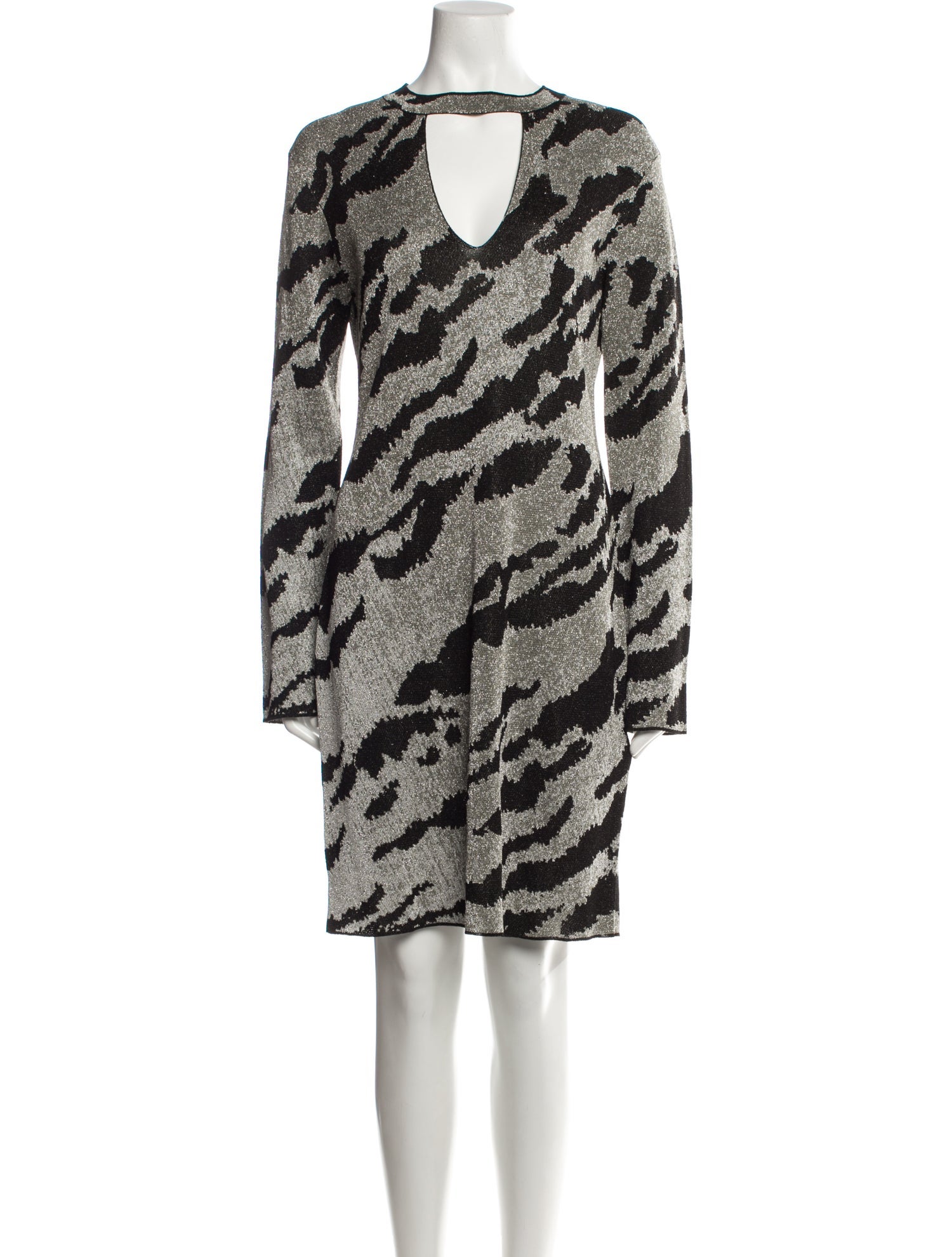 Just Cavalli Animal Print Knee-Length Dress w/ Tags