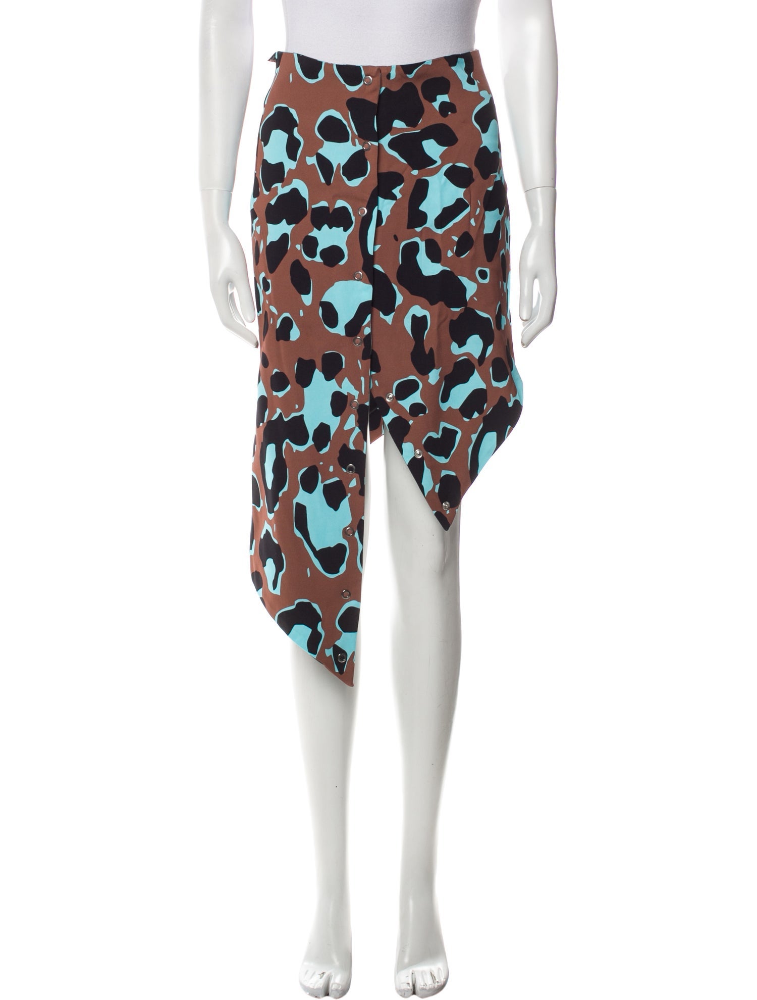 Just Cavalli Animal Print Midi Length Skirt w/ Tags