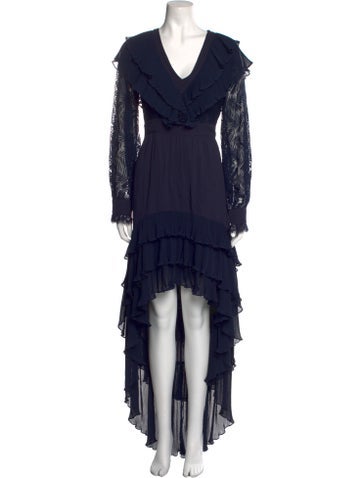 Just Cavalli Dresses V-Neck Long Dress Us4, It40 | S