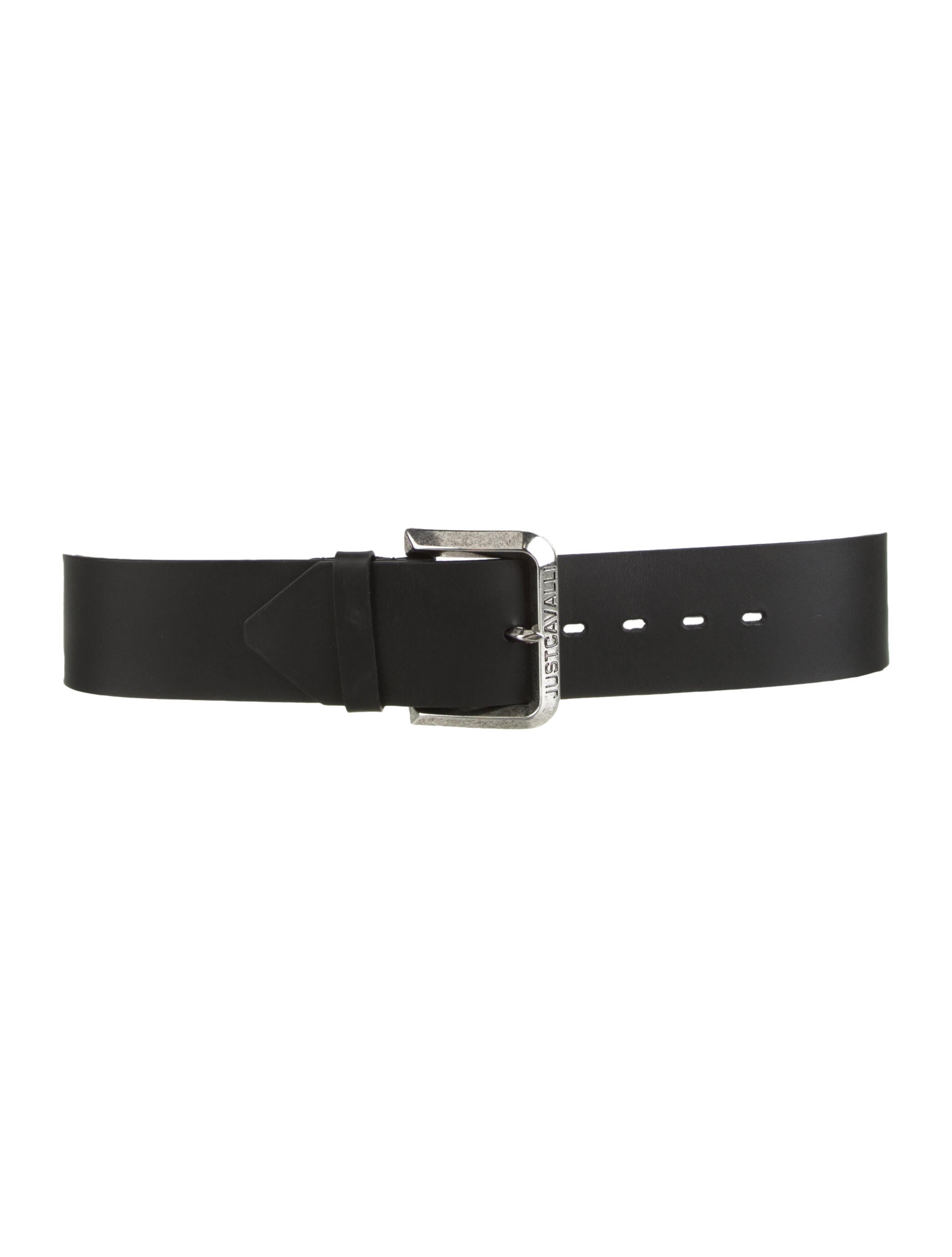 Just Cavalli Wide Leather Waist Belt